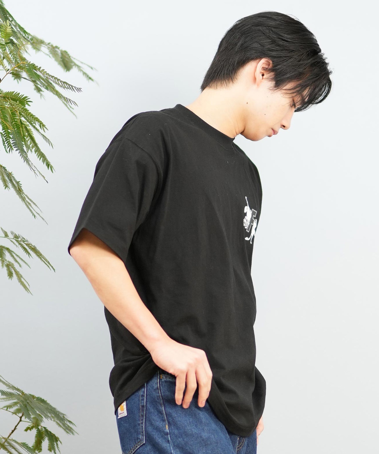 FORGET NEVER フォーゲットネバー 半袖 Tシャツ メンズ バックプリント