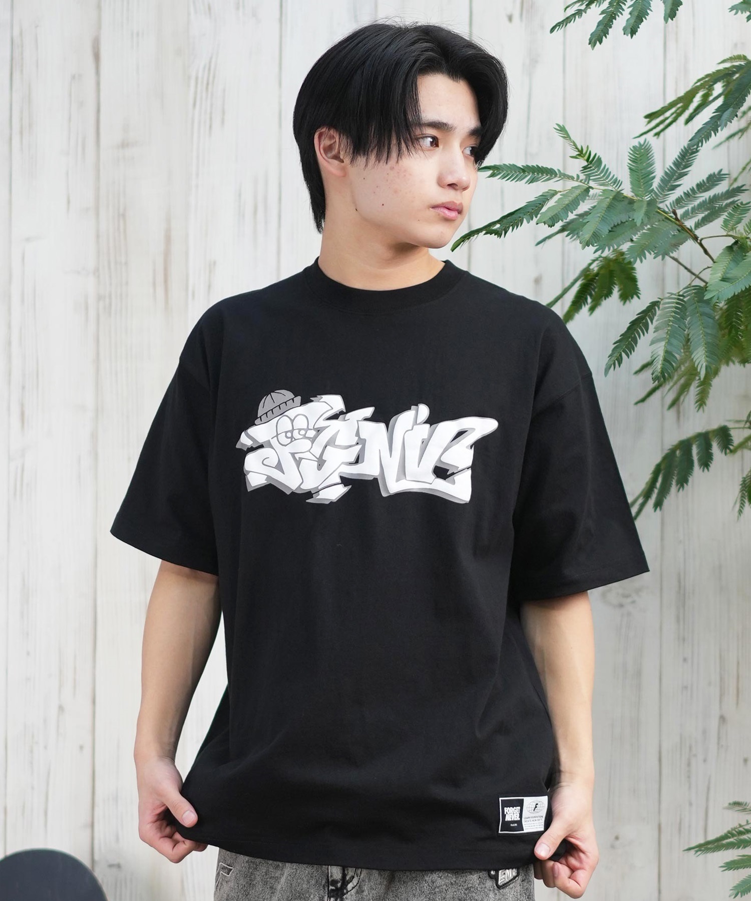 FORGET NEVER フォーゲットネバー 半袖 Tシャツ メンズ フロント