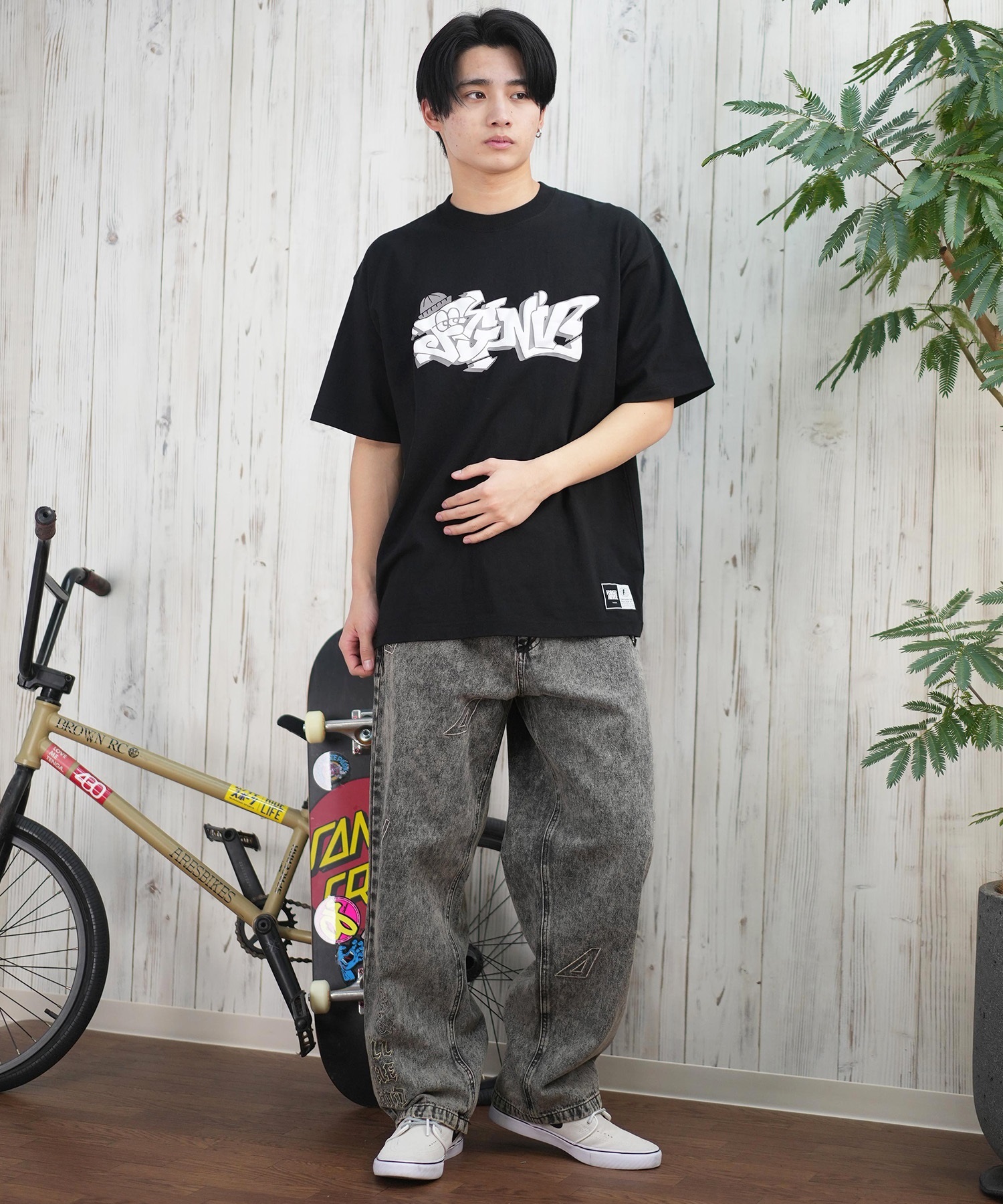FORGET NEVER フォーゲットネバー 半袖 Tシャツ メンズ フロント
