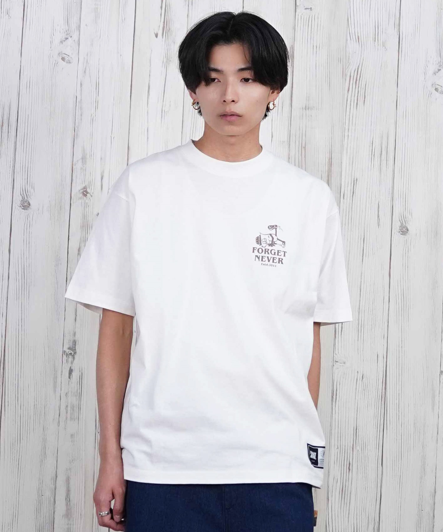 FORGET NEVER フォーゲットネバー 半袖 Tシャツ メンズ バック
