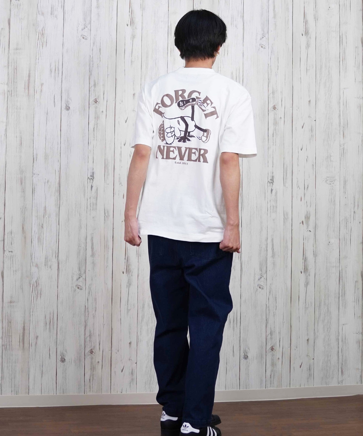 FORGET NEVER フォーゲットネバー 半袖 Tシャツ メンズ バック