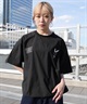 FORGET NEVER フォーゲットネバー 半袖 Tシャツ メンズ バックプリント オーバーサイズ 252OO1ST633FN ムラサキスポーツ限定(BLK-M)