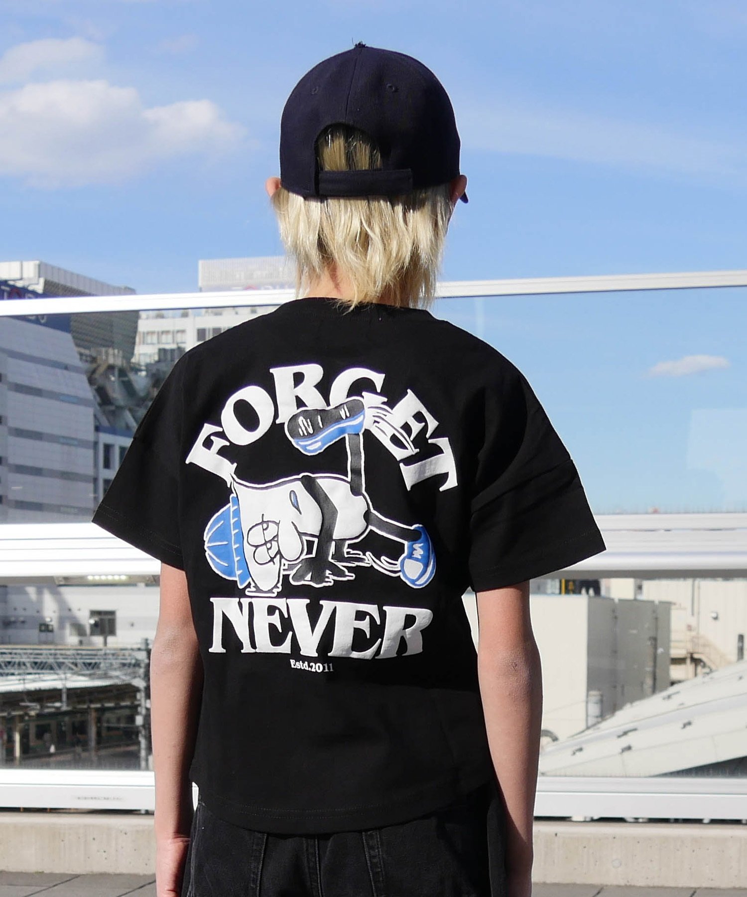 アメリカ通販ファッション FORGET キッズ Tシャツ 半袖 フォーゲットネバー NEVER タオル・ハンカチ