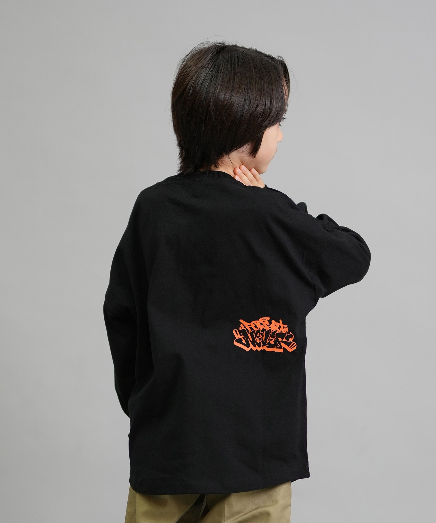 FORGET NEVER フォーゲットネバー 長袖 Tシャツ ロンT キッズ ジュニア