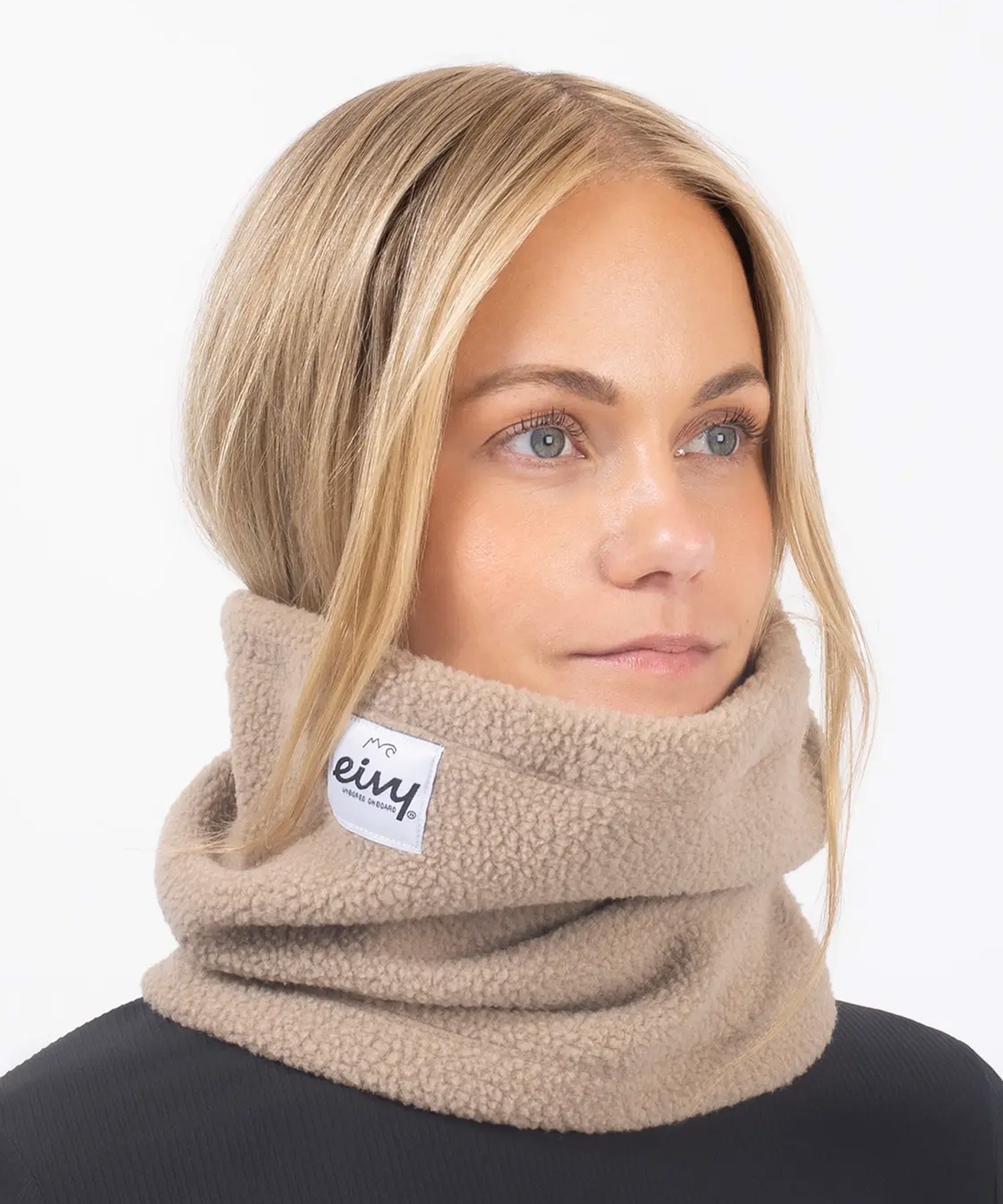 EIVY アイビー 2way レディース BEANIE SHERPA NECKWARMER スノーボード ネックウォーマー ビーニー ニットキャップ ムラサキスポーツ 25-26モデル(OLIVE-FREE)