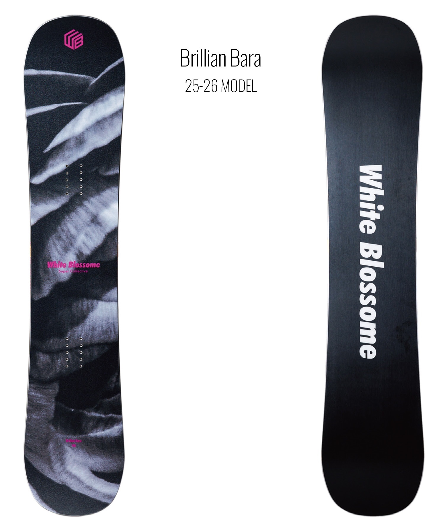 WHITE BLOSSOME Brillian Bara ホワイトブロッサム White Blossome ホワイトブロッサム ブリリアン バラ スノーボード 板