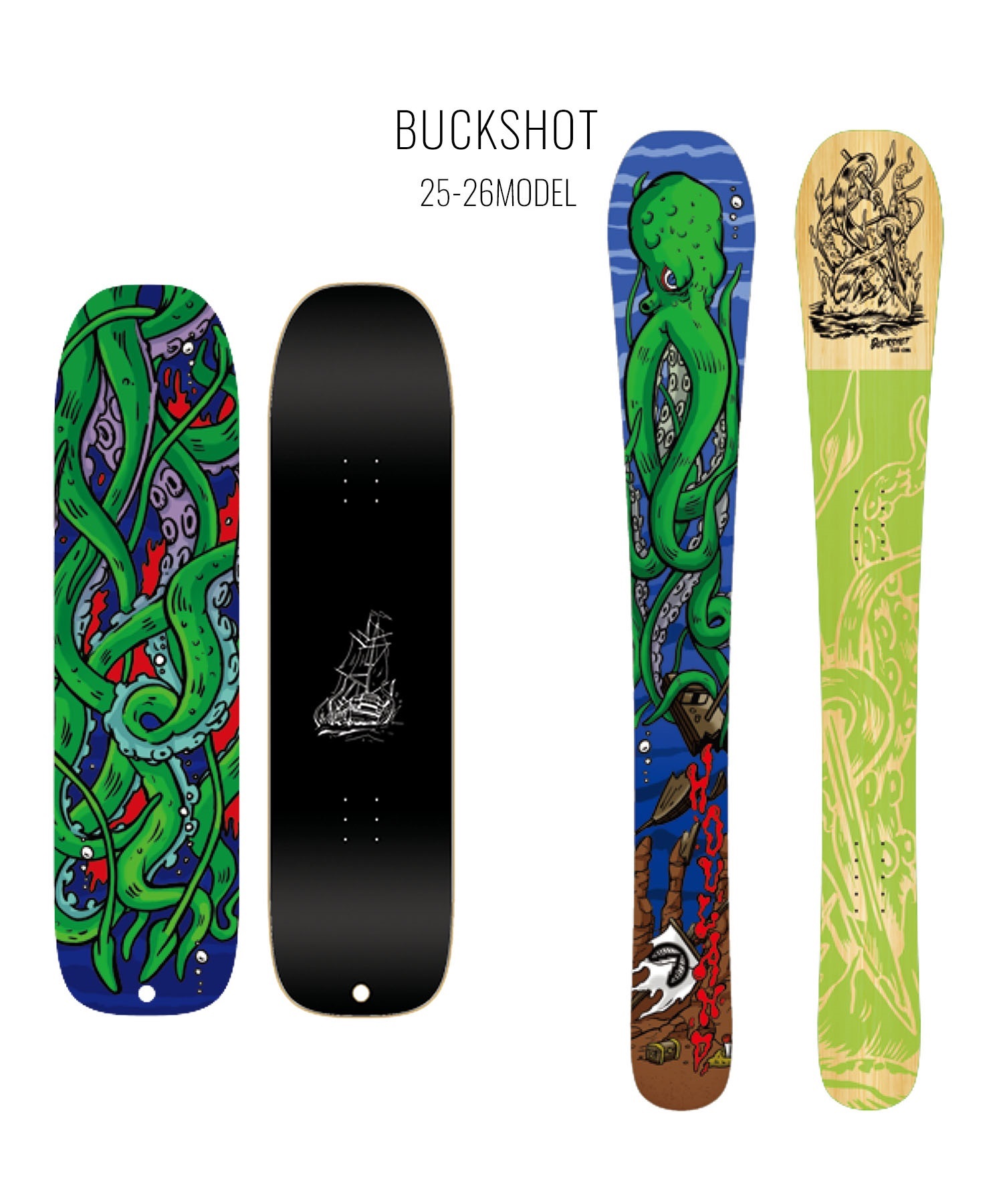 HOVLAND ホブランド スノーボード 板 BUCKSHOT バックショット スノー