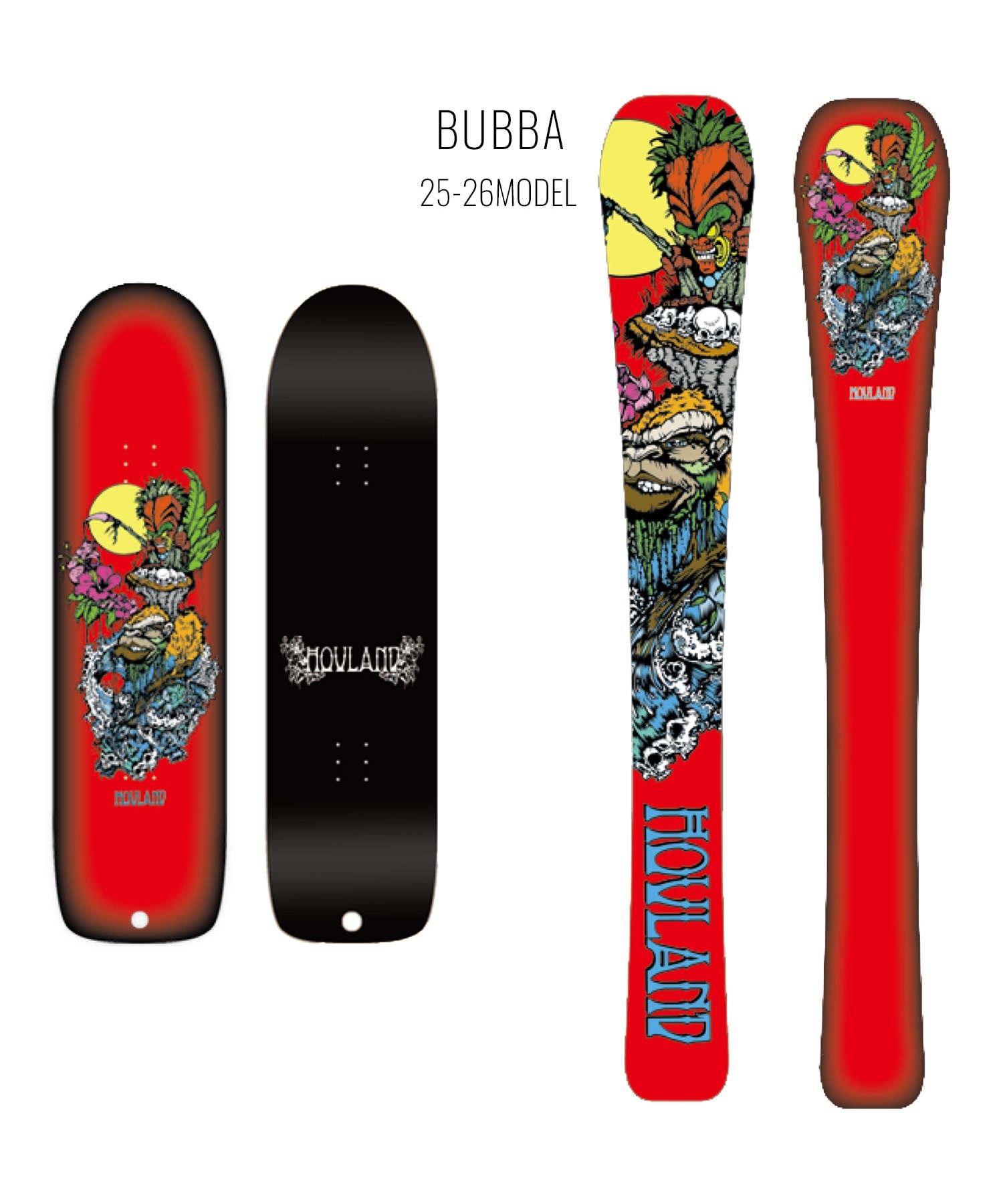 HOVLAND ホブランド スノーボード 板 BUBBA ババ スノースケート