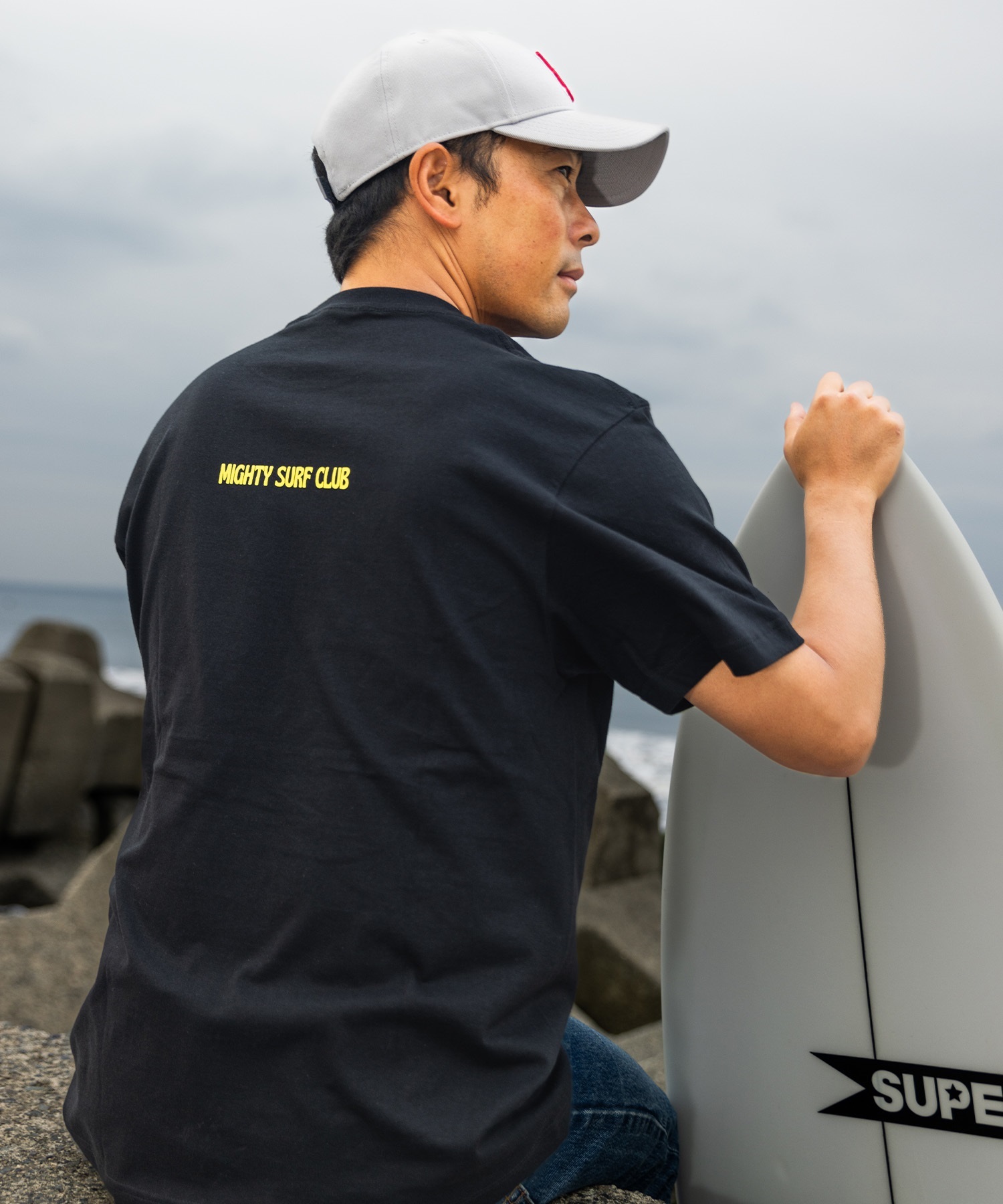 Mighty Surf Club マイティーサーフクラブ 半袖 Tシャツ メンズ バック