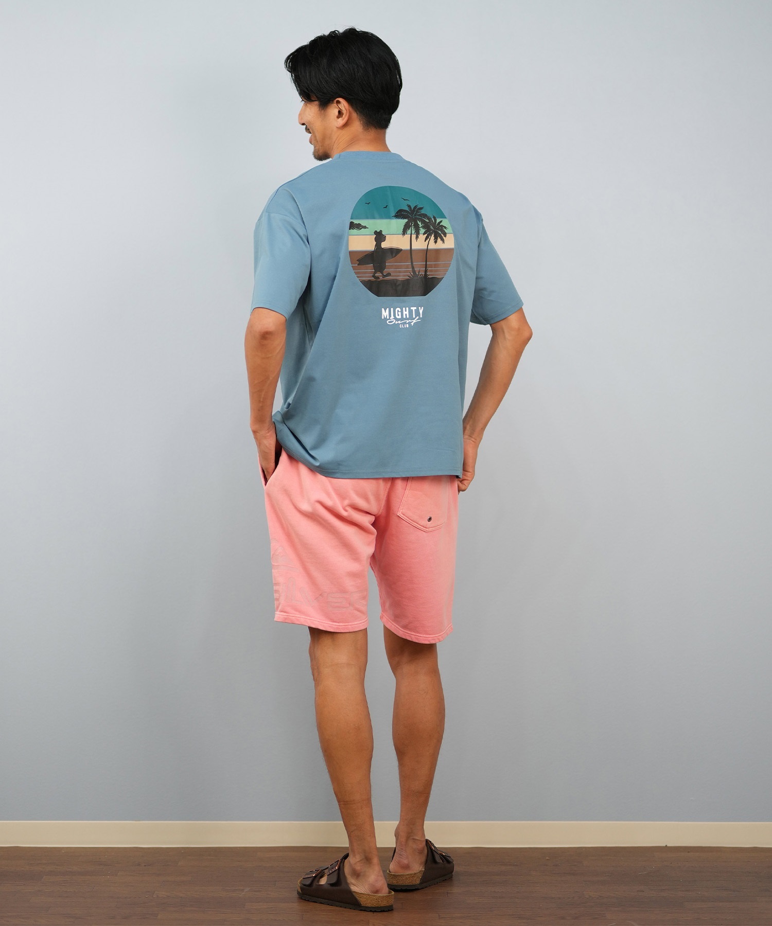 Mighty Surf Club マイティーサーフクラブ 半袖 Tシャツ メンズ バック 