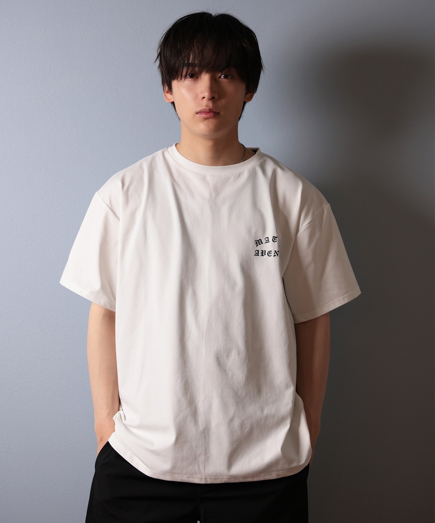 MATIN AVENIR マタンアヴニール 水着 ラッシュガード 半袖 Tシャツ メンズ 水陸両用 MA250005 ムラサキスポーツ限定(BK-M)