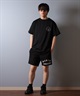 MATIN AVENIR マタンアヴニール 水着 ラッシュガード 半袖 Tシャツ メンズ 水陸両用 MA250007 ムラサキスポーツ限定(BK-M)