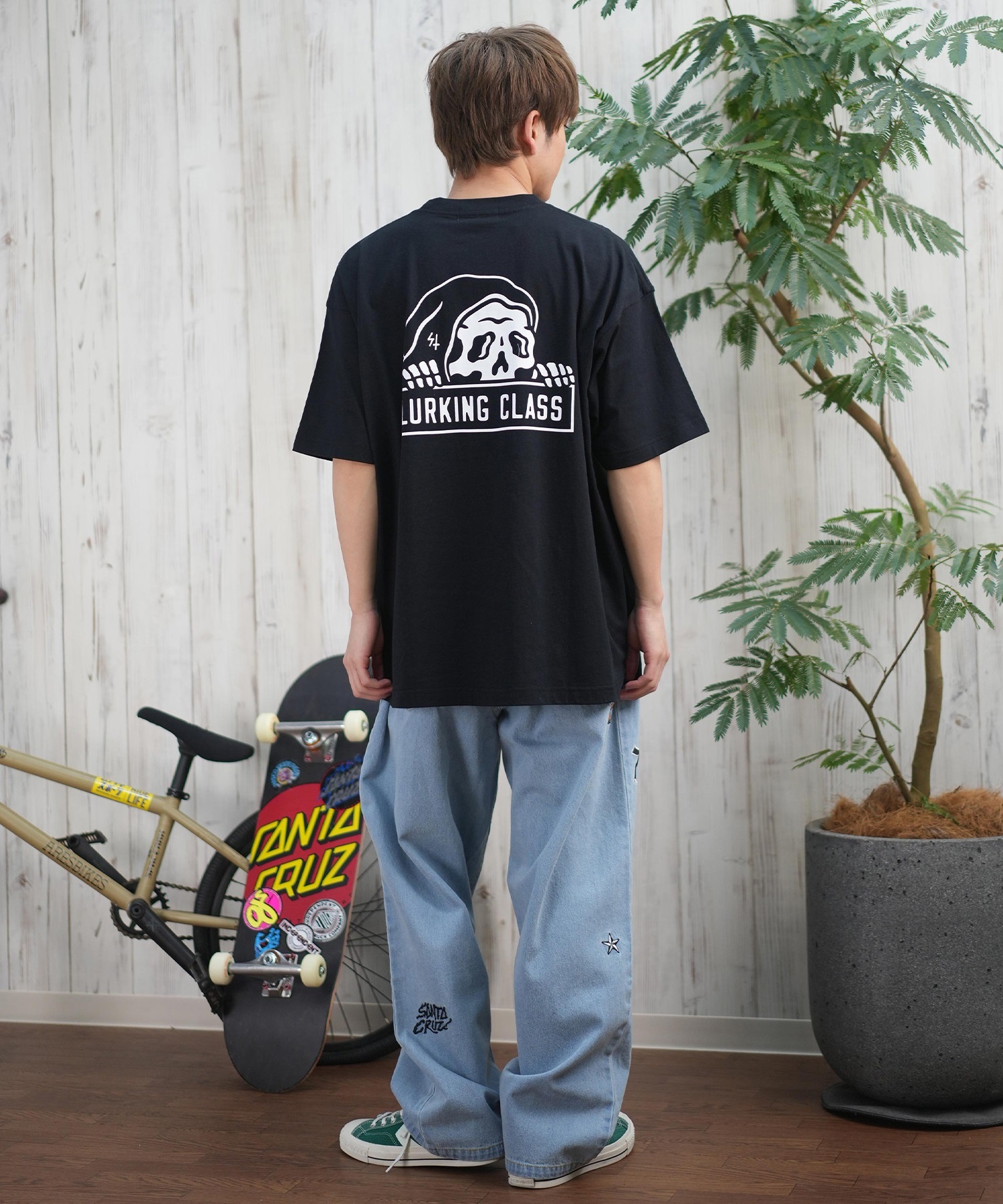 LURKING CLASS ラーキングクラス 半袖 Tシャツ メンズ バックプリント