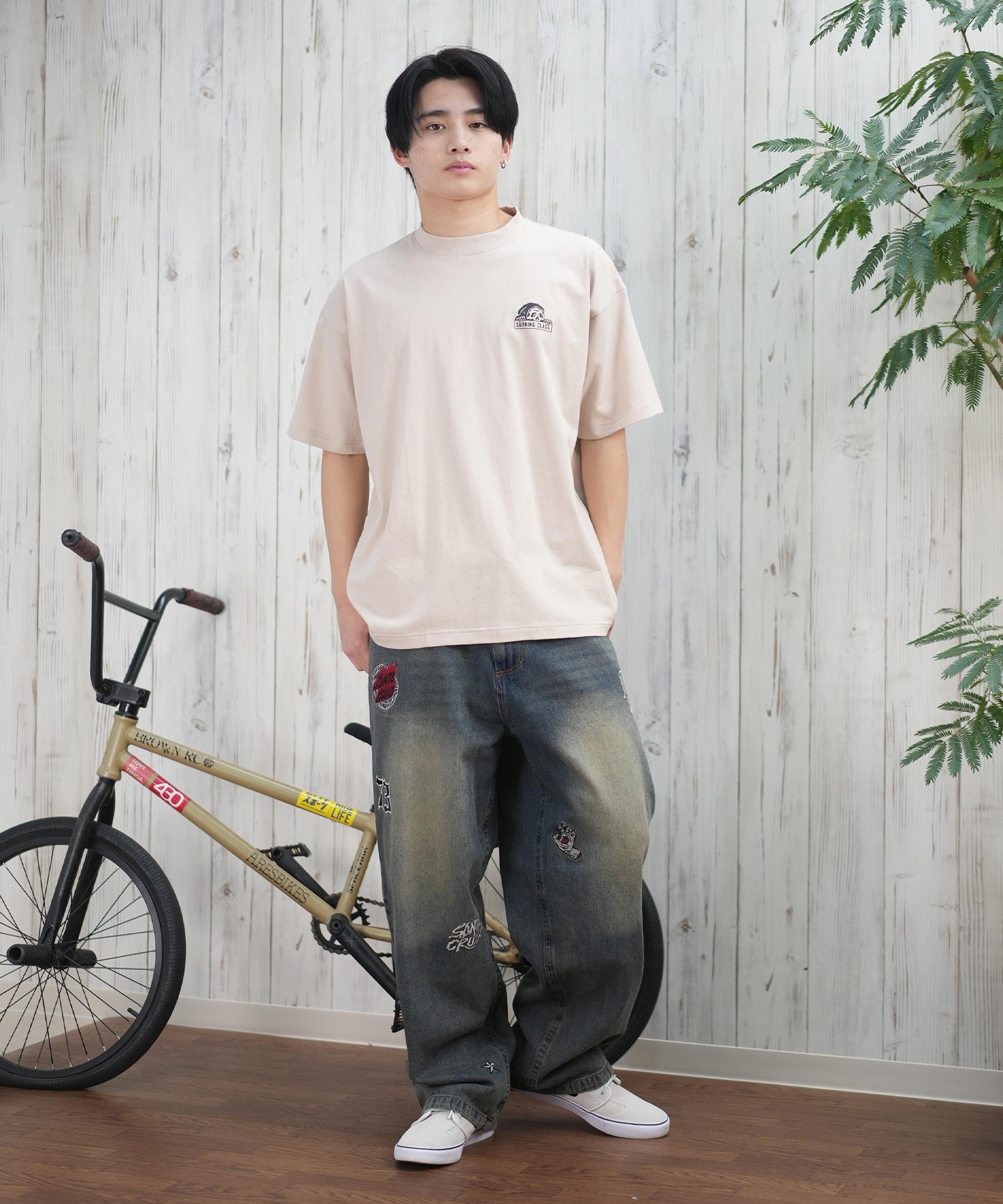 LURKING CLASS ラーキングクラス 半袖 Tシャツ メンズ バックプリント 