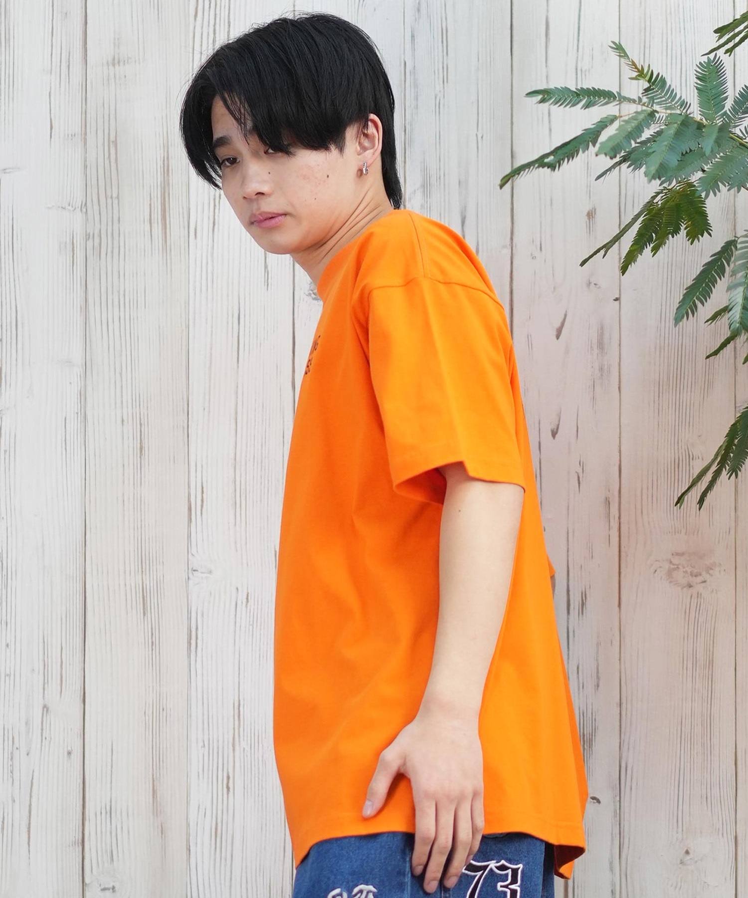 LURKING CLASS ラーキングクラス 半袖 Tシャツ メンズ バックプリント ST25STM03 ムラサキスポーツ限定(WHITE-M)