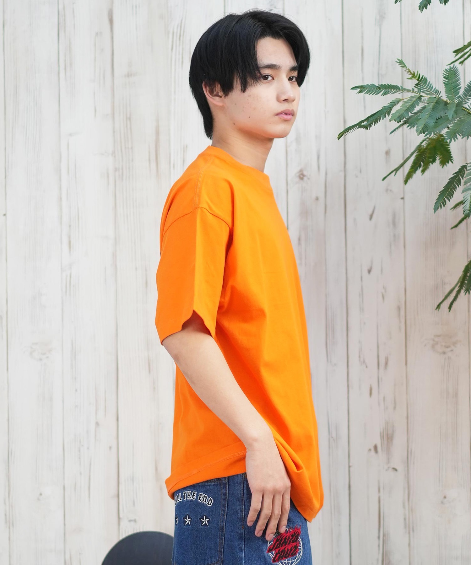 LURKING CLASS ラーキングクラス 半袖 Tシャツ メンズ バックプリント ST25STM03 ムラサキスポーツ限定(WHITE-M)