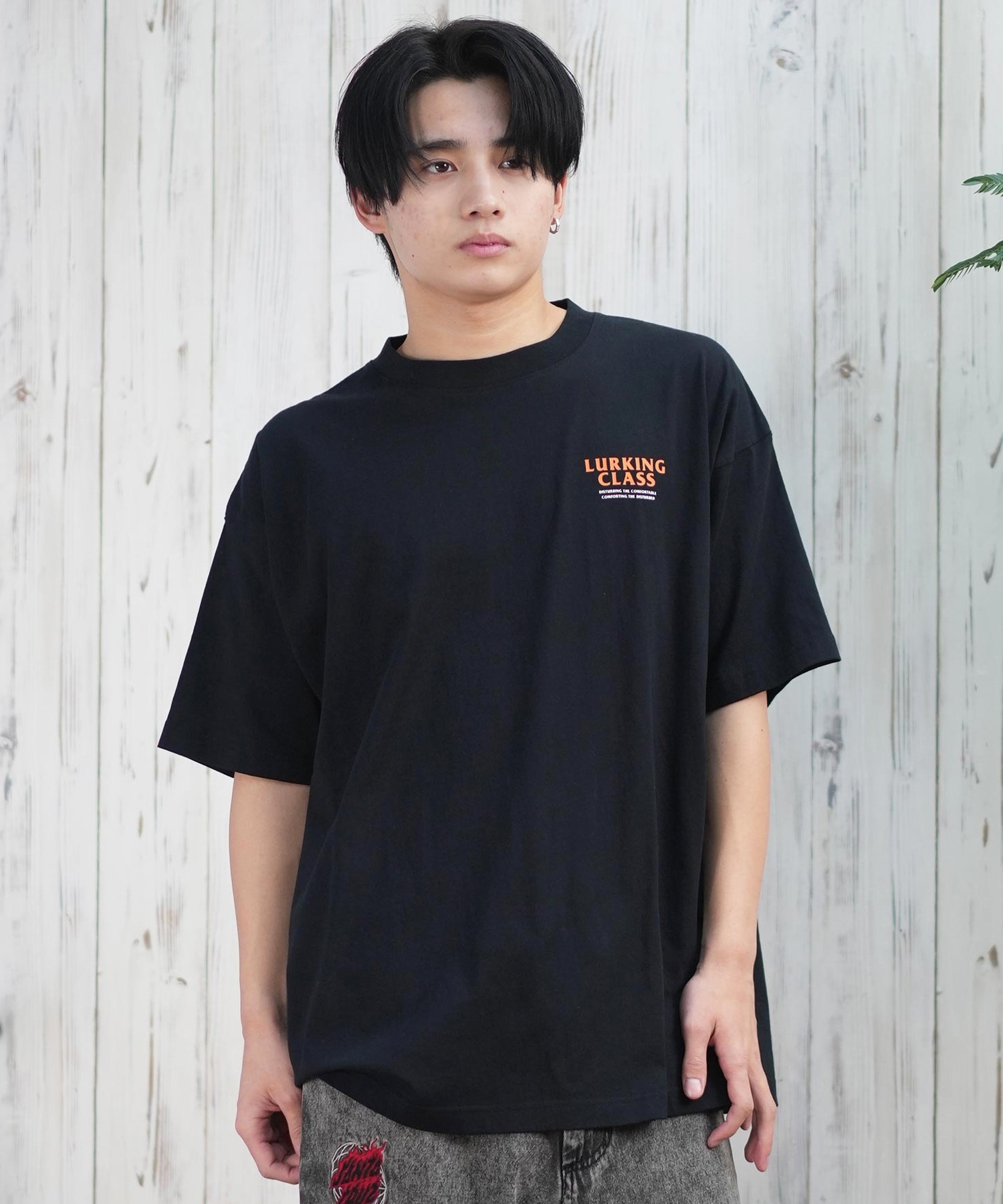 LURKING CLASS ラーキングクラス 半袖 Tシャツ メンズ バックプリント