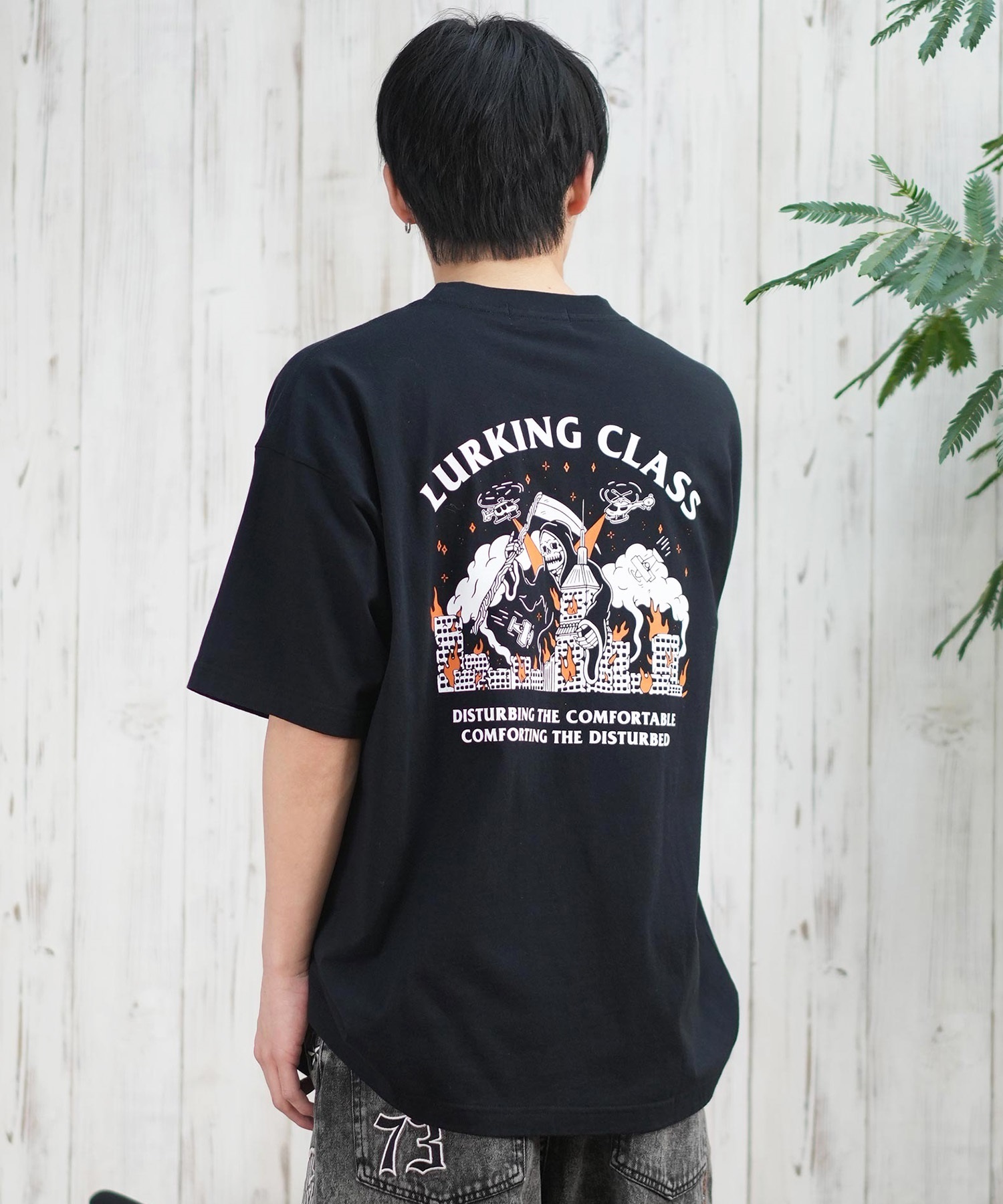 LURKING CLASS ラーキングクラス 半袖 Tシャツ メンズ バックプリント