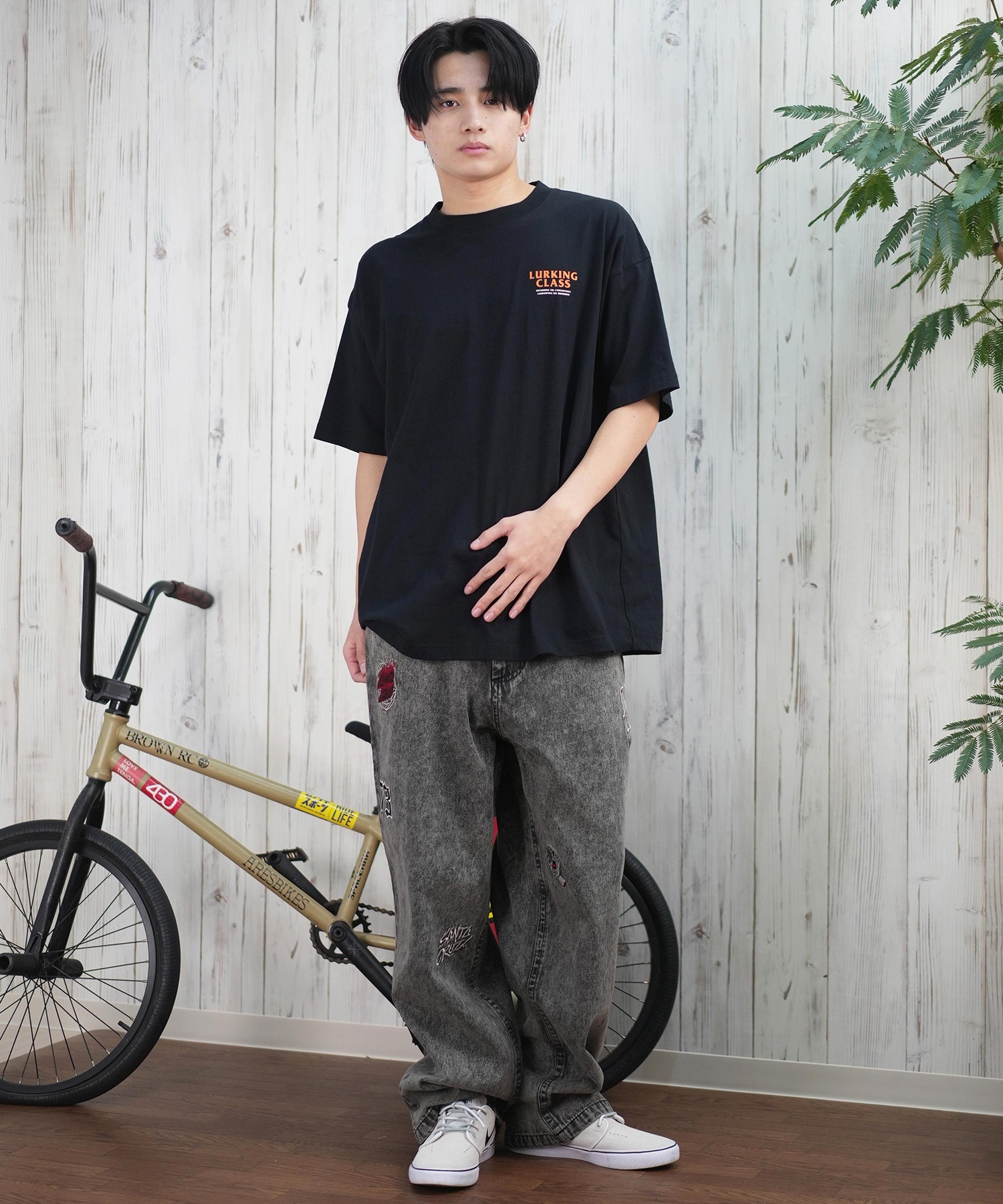 LURKING CLASS ラーキングクラス 半袖 Tシャツ メンズ バックプリント
