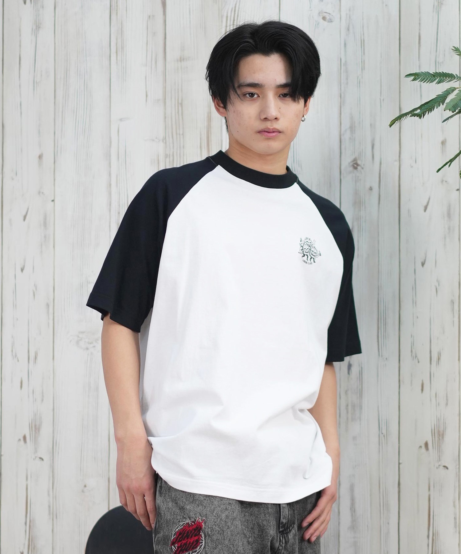 LURKING CLASS ラーキングクラス 半袖 Tシャツ メンズ ラグラン