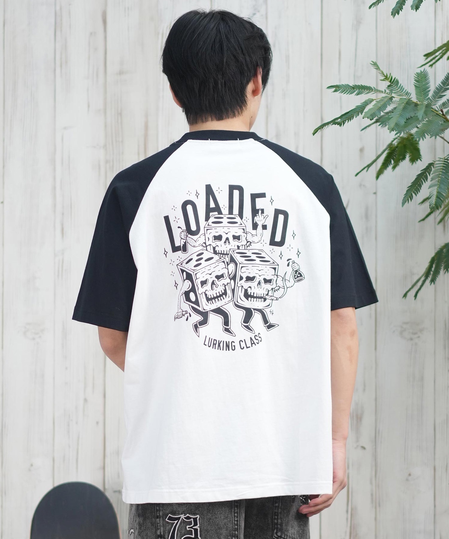 LURKING CLASS ラーキングクラス 半袖 Tシャツ メンズ ラグラン