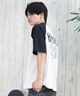 LURKING CLASS ラーキングクラス 半袖 Tシャツ メンズ ラグランスリーブ バックプリント ST25STM11 ムラサキスポーツ限定(WH/BK-M)