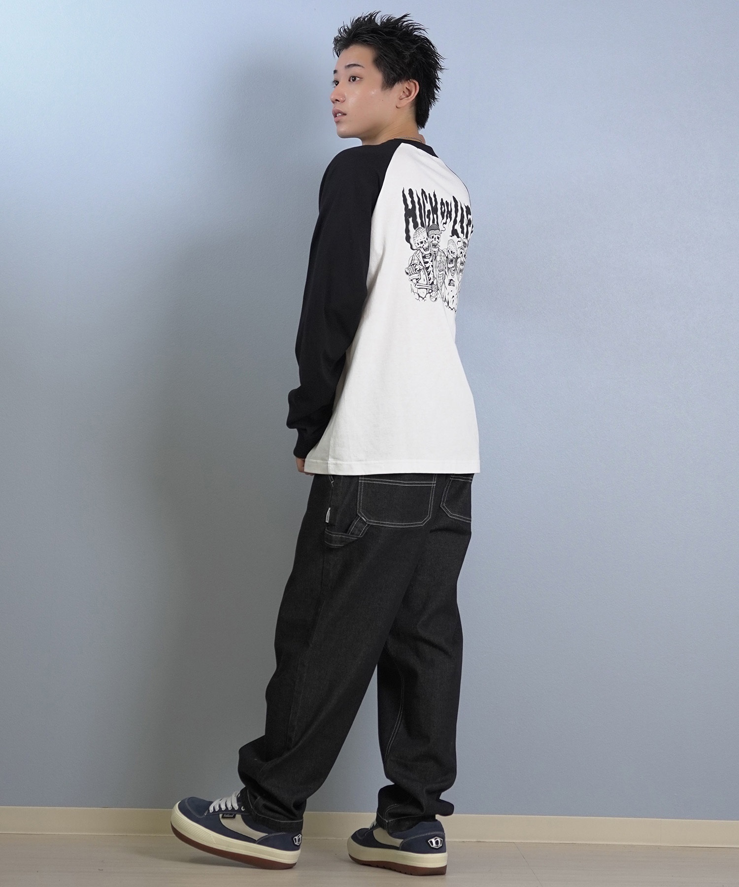 LURKING CLASS ラーキングクラス 長袖 Tシャツ ロンT メンズ ラグラン
