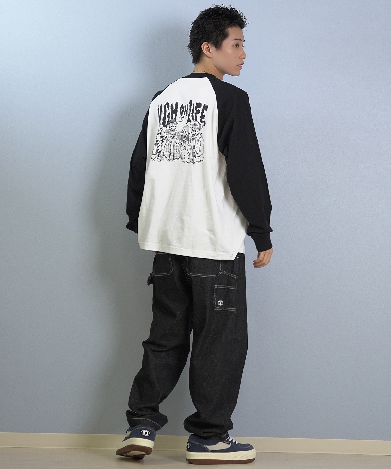 LURKING CLASS ラーキングクラス 長袖 Tシャツ ロンT メンズ ラグラン