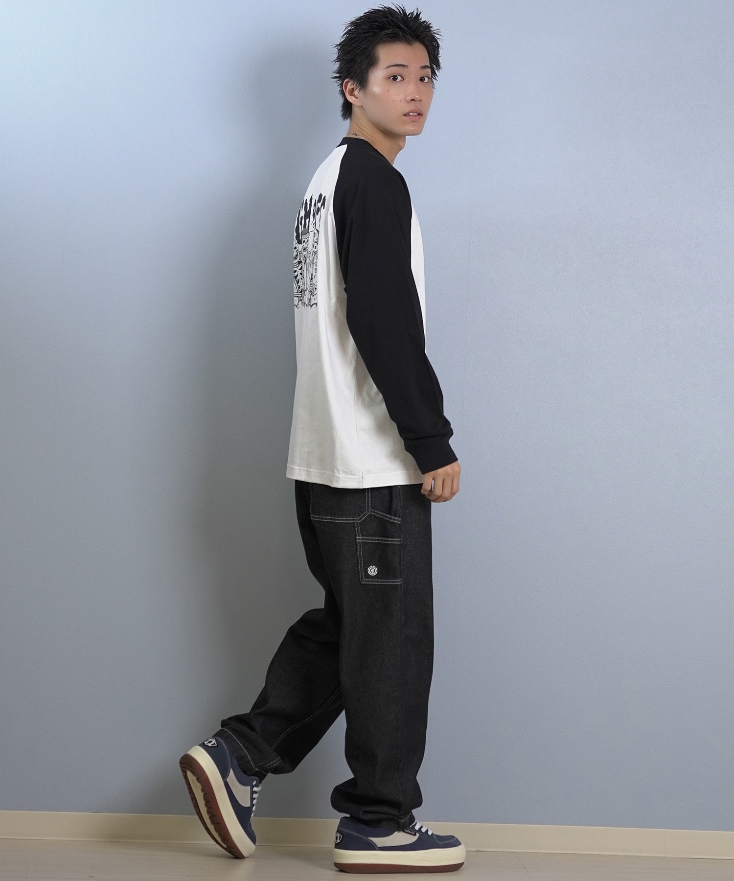 LURKING CLASS ラーキングクラス 長袖 Tシャツ ロンT メンズ ラグラン