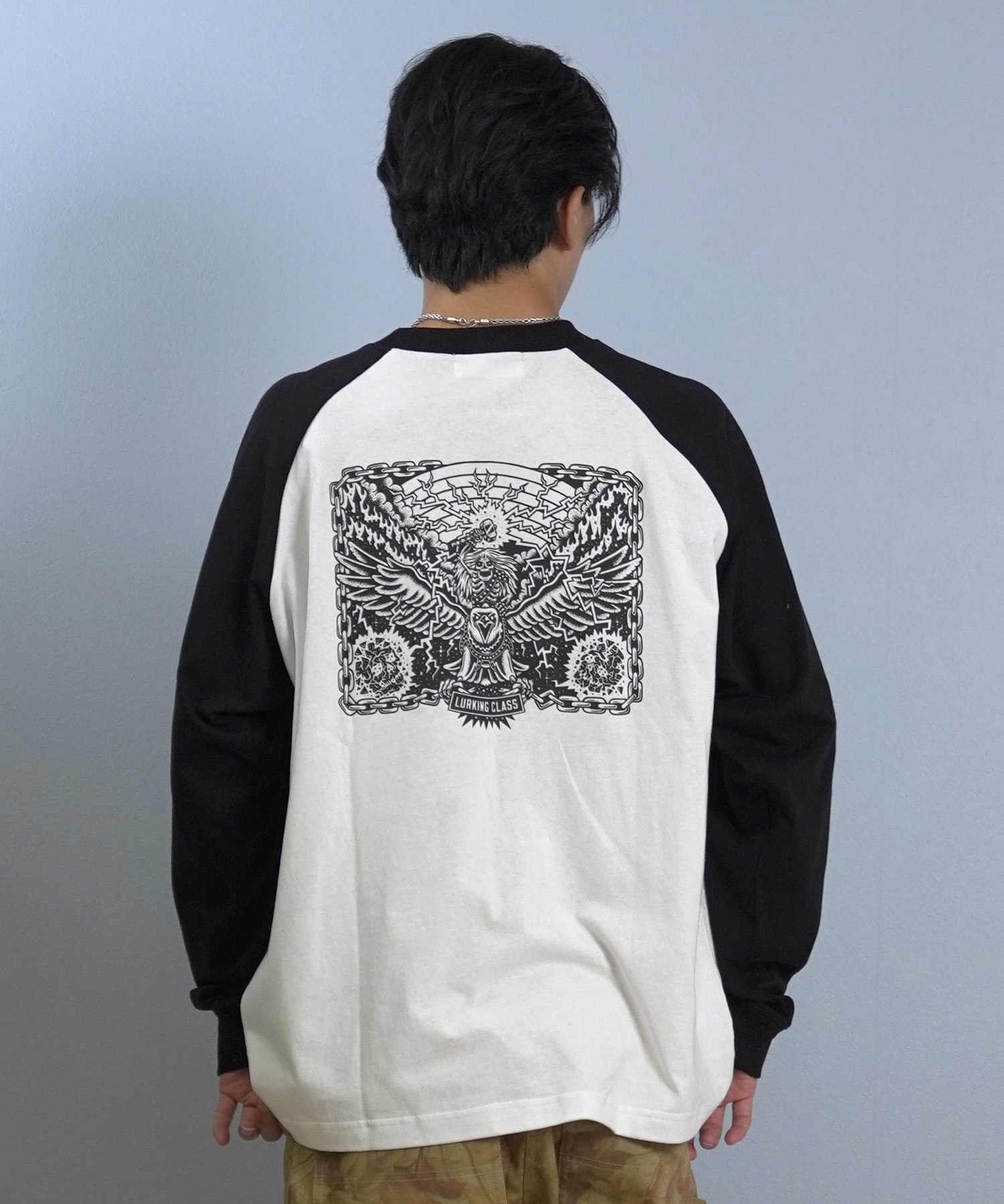 LURKING CLASS ラーキングクラス 長袖 Tシャツ ロンT メンズ ラグラン
