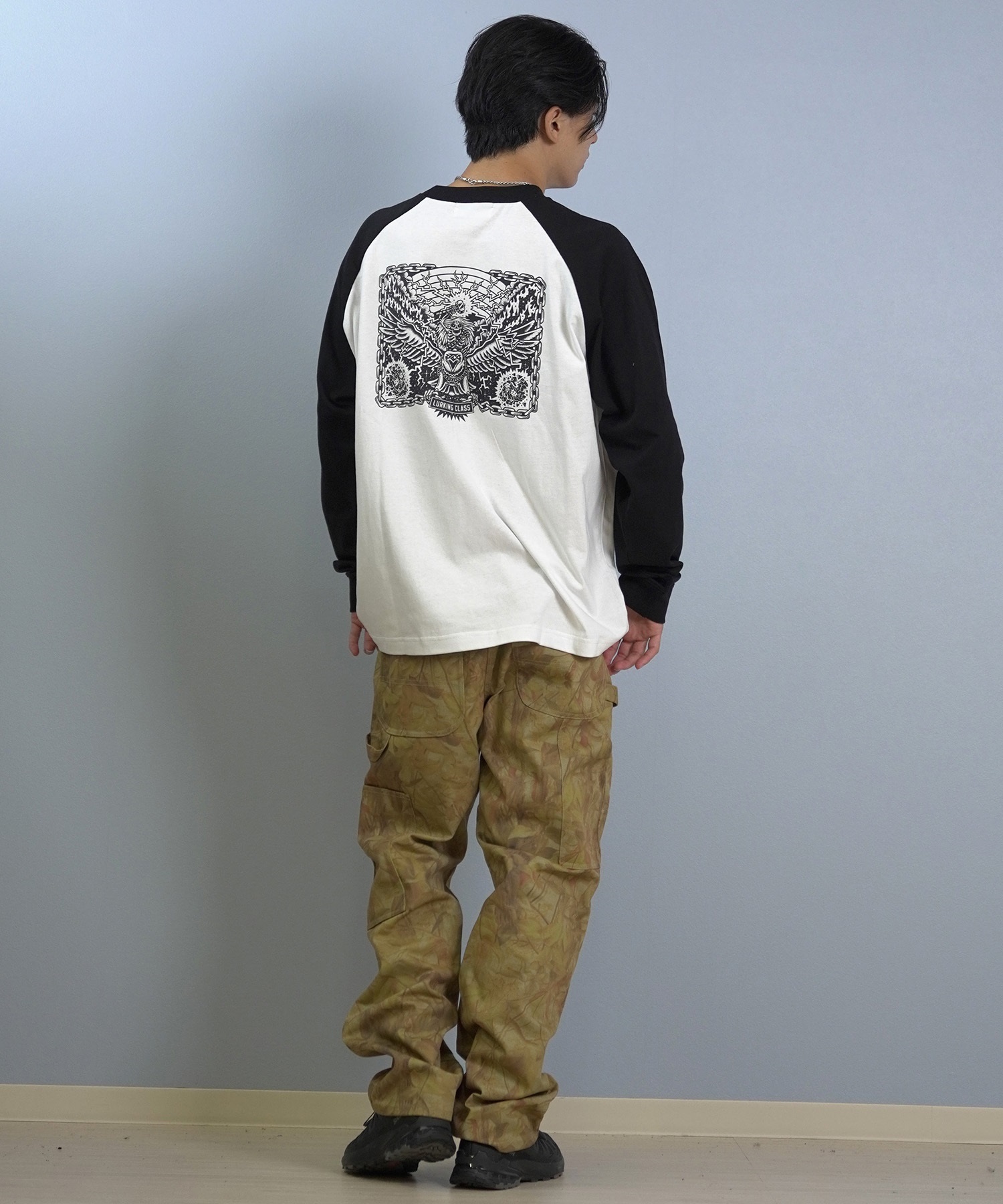 LURKING CLASS ラーキングクラス 長袖 Tシャツ ロンT メンズ ラグラン