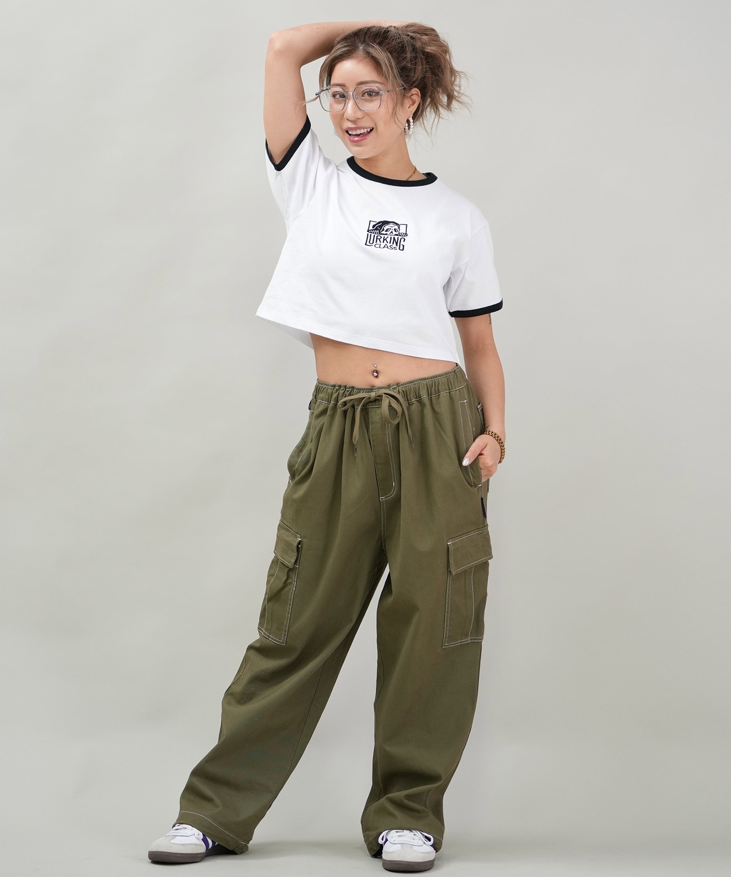 信頼も高い LURKING CLASS レディース Tシャツ 半袖 ラーキングクラス トップス