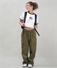 LURKING CLASS ラーキングクラス 半袖 Tシャツ レディース クロップド丈 ミニTシャツ ST25STM03W ムラサキスポーツ限定(BLACK-M)
