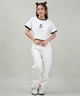 LURKING CLASS ラーキングクラス 半袖 Tシャツ レディース クロップド丈 ミニTシャツ ST25STM04W ムラサキスポーツ限定(BLACK-M)
