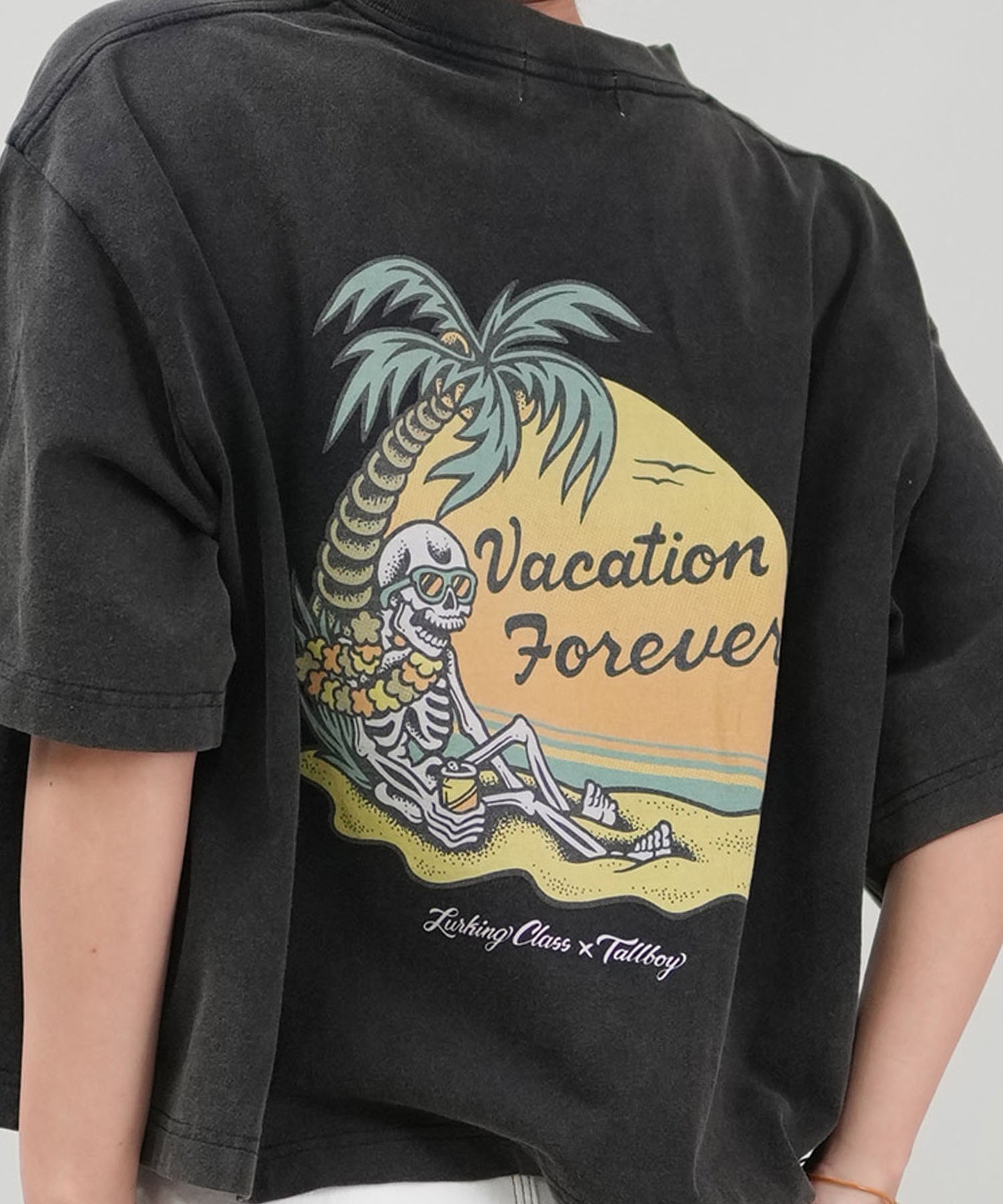 LURKING CLASS ラーキングクラス 半袖 Tシャツ レディース クロップド丈 ミニTシャツ ST25STM08W ムラサキスポーツ限定 ムラサキスポーツ別注】LURKING CLASS/ラーキングクラス ロンT