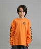LURKING CLASS ラーキングクラス 長袖 Tシャツ ロンT キッズ ジュニア 子供 LURKIER L S TEE ST25FTM02K(BLACK-130cm)