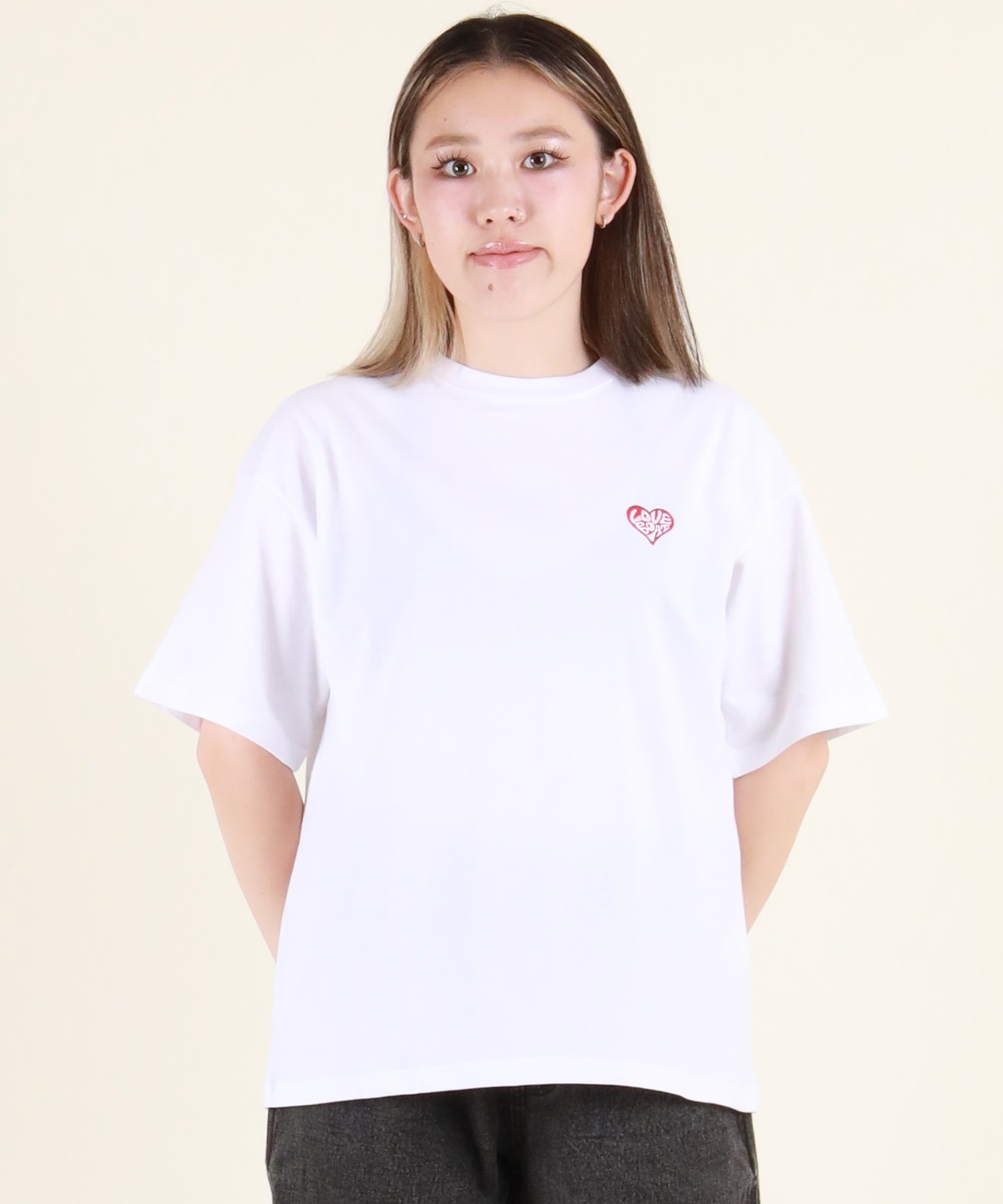 LOVE BOAT ラブボート 半袖 Tシャツ レディース バックプリント ロゴ