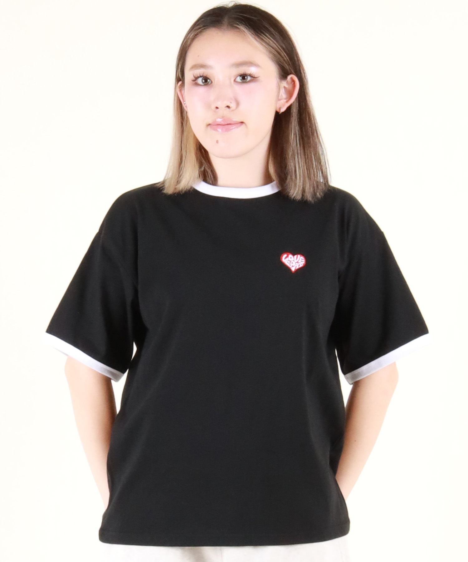 LOVE BOAT ラブボート 半袖 Tシャツ レディース バックプリント ロゴ