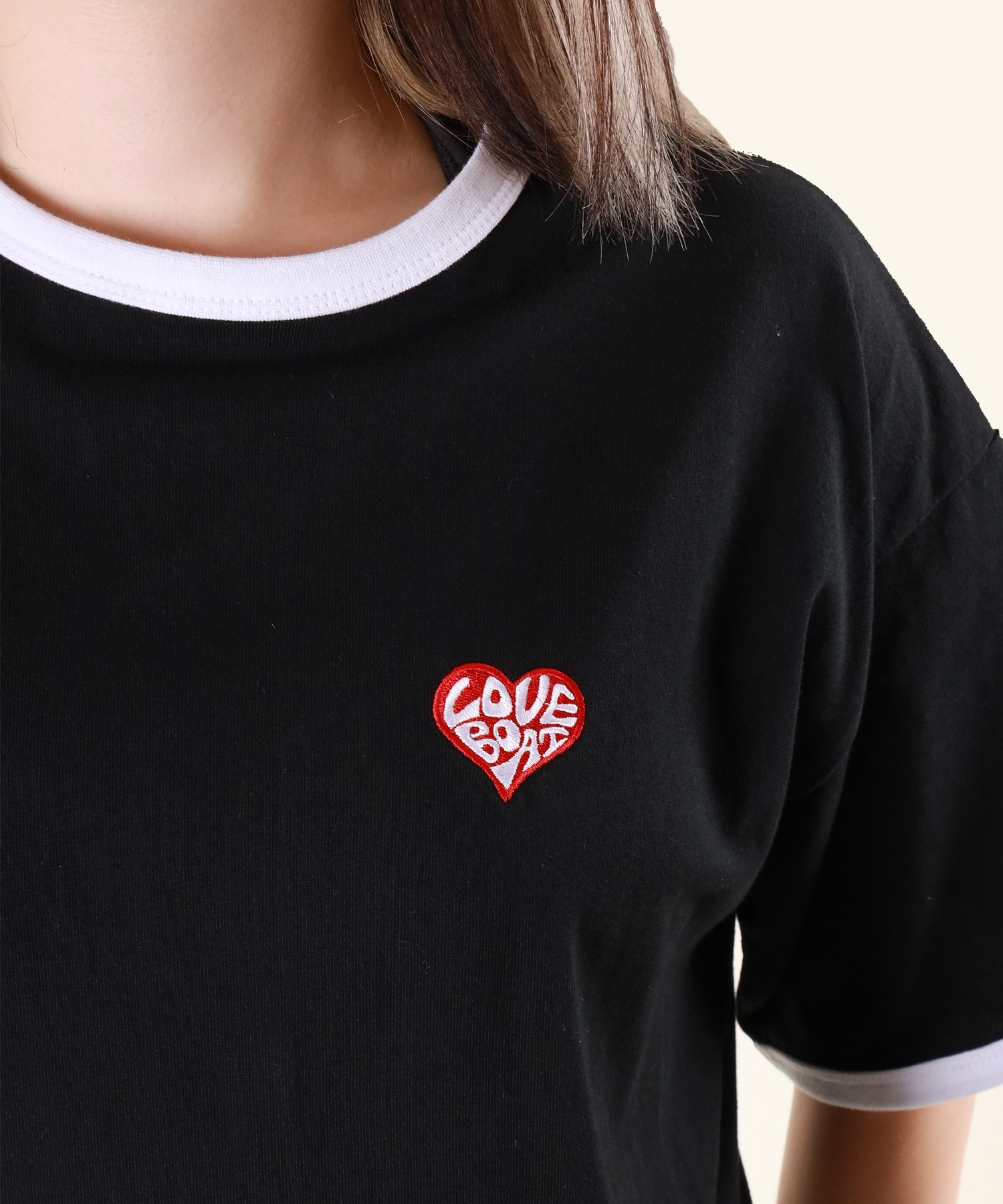 Deuxieme Classe LOVE A PEACE バックプリントTシャツ ドゥーズィエムクラス LOVE A PEACE バックプリントTシャツ ホワイト