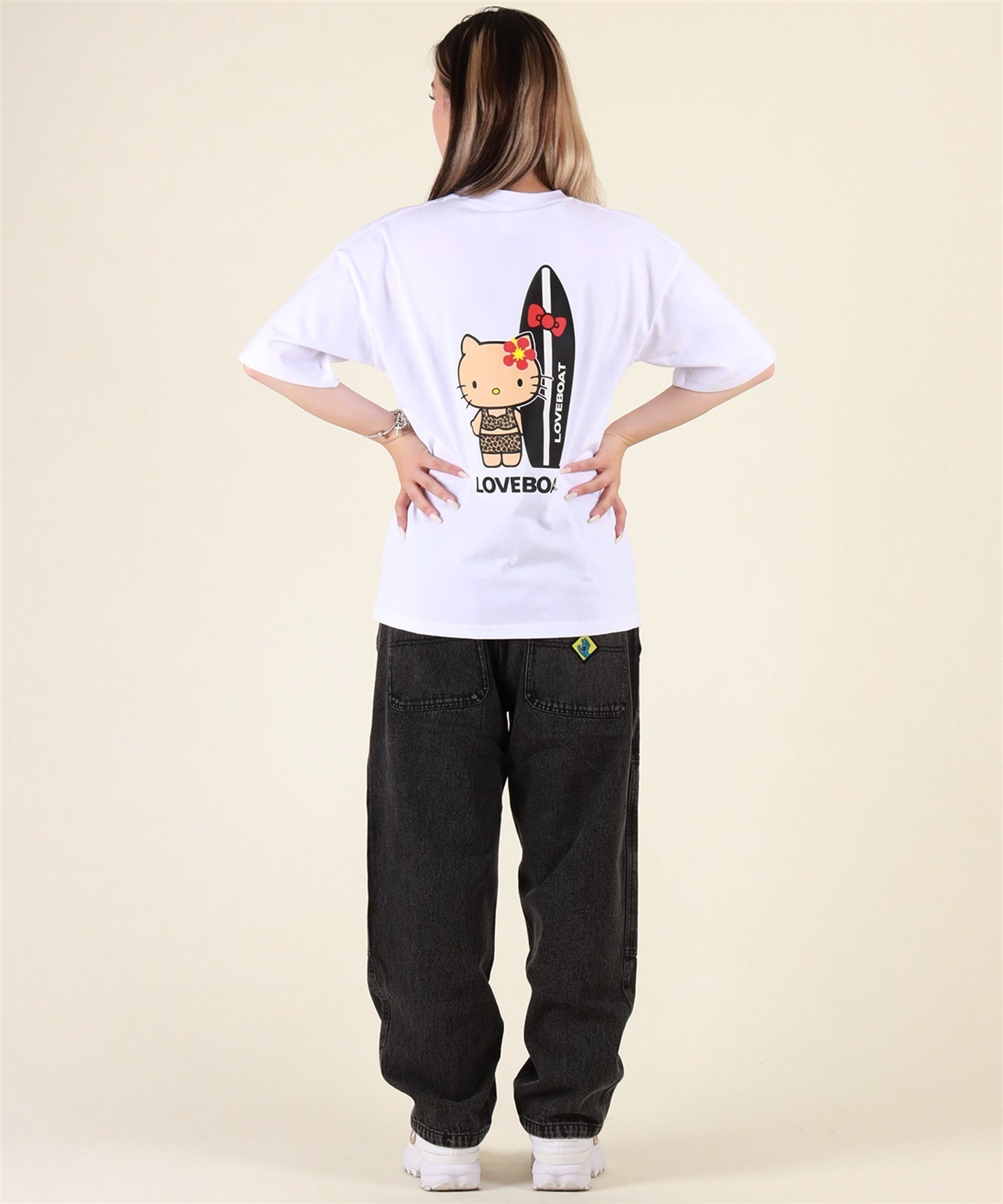 LOVE BOAT ラブボート 半袖 Tシャツ レディース ハローキティ