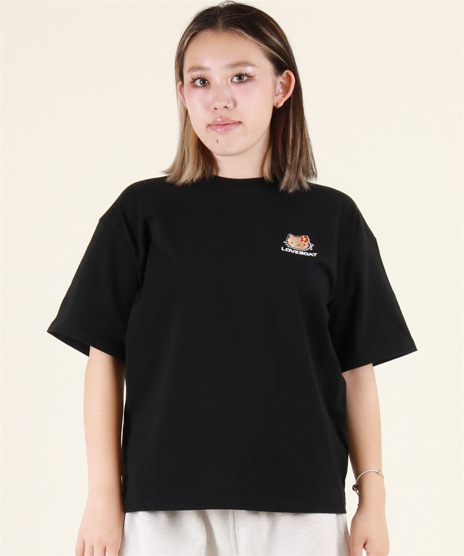 LOVE BOAT ラブボート 半袖 Tシャツ レディース ハローキティ