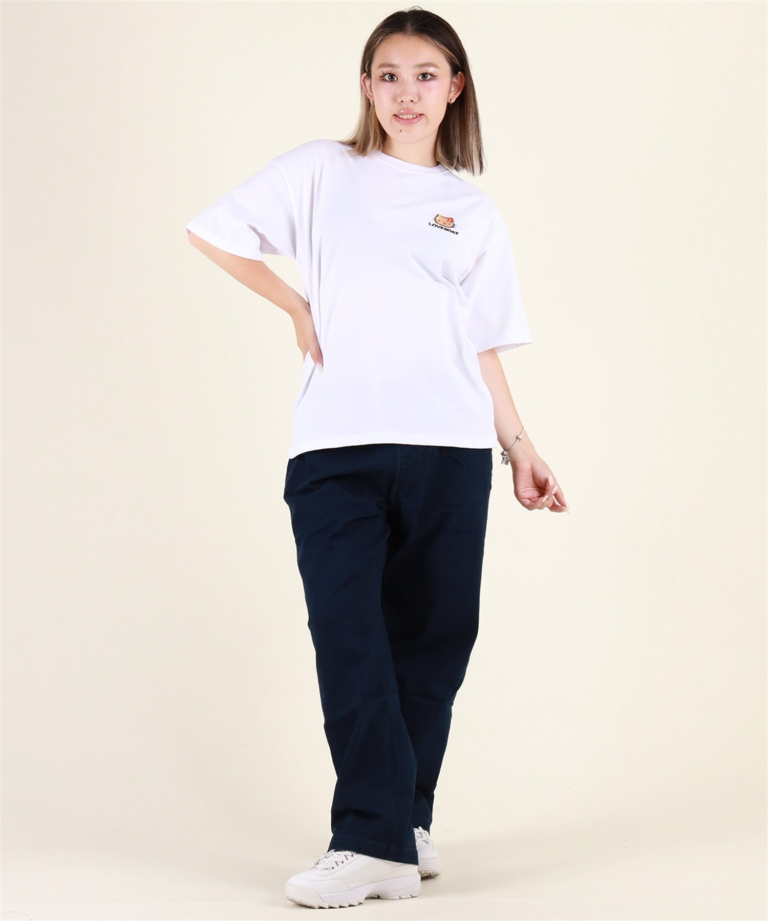 LOVE BOAT ラブボート 半袖 Tシャツ レディース ハローキティ