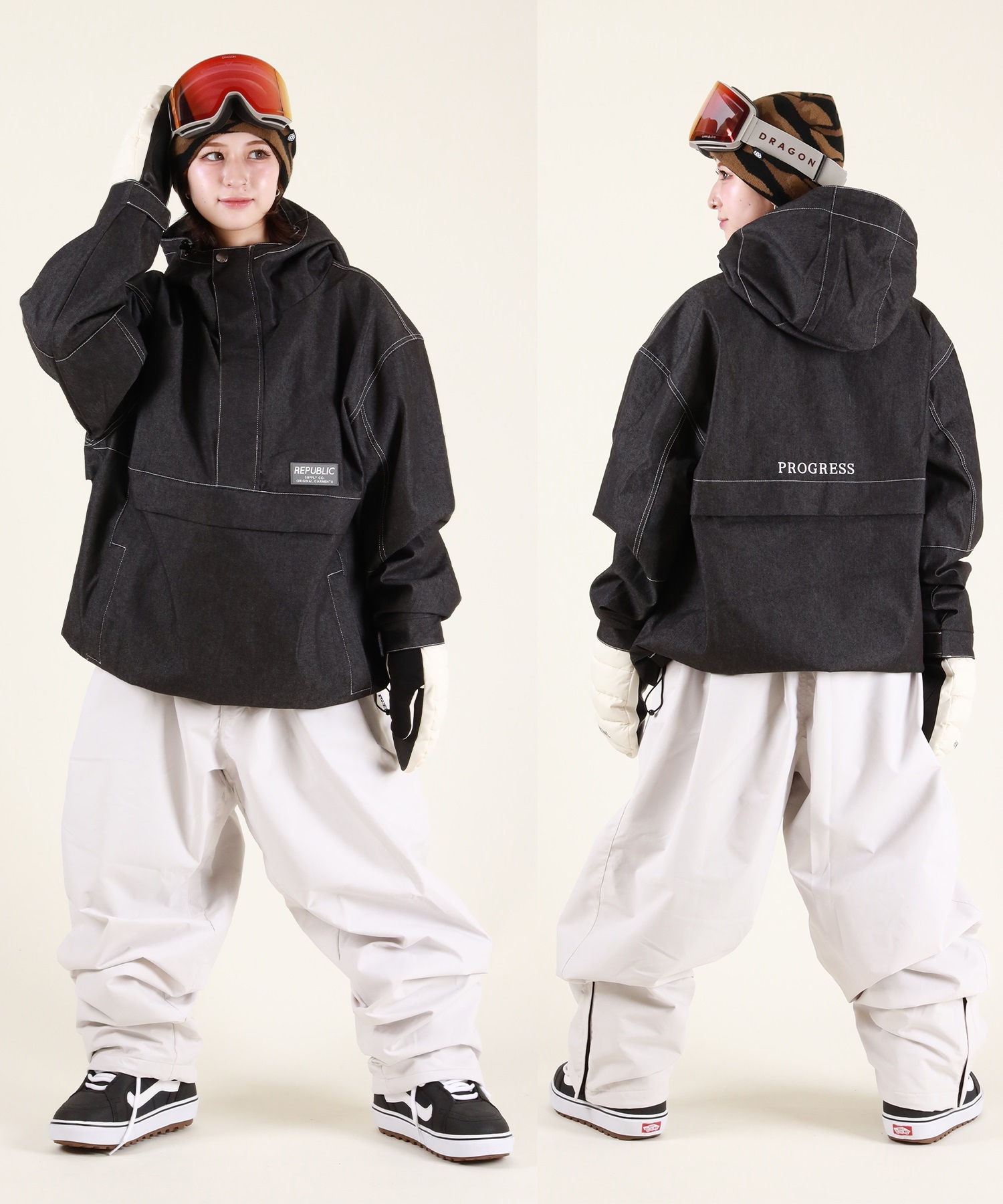 2526】REPUBLIC リパブリック スノーボード ウェア ジャケット ユニ