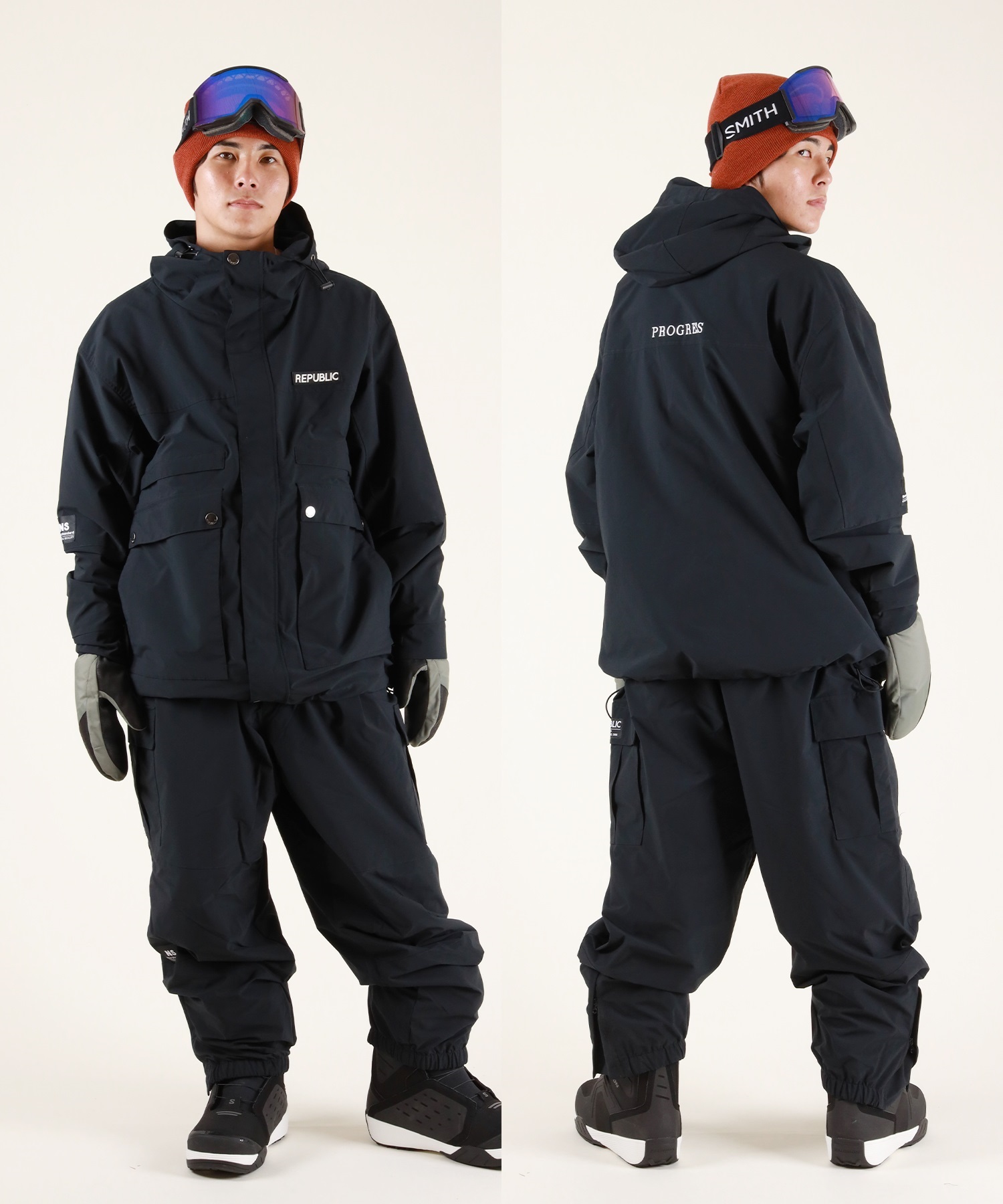 2526】REPUBLIC リパブリック スノーボード ウェア ジャケット ユニ