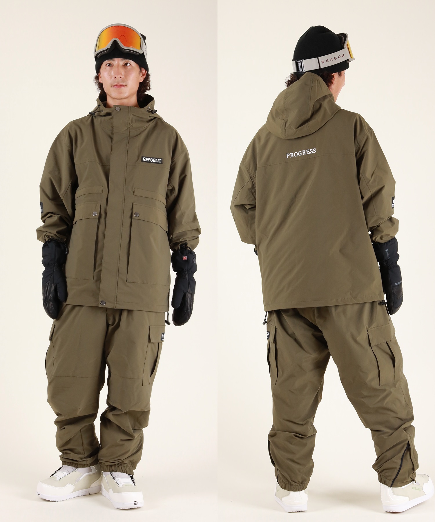 2526】REPUBLIC リパブリック スノーボード ウェア ジャケット ユニ
