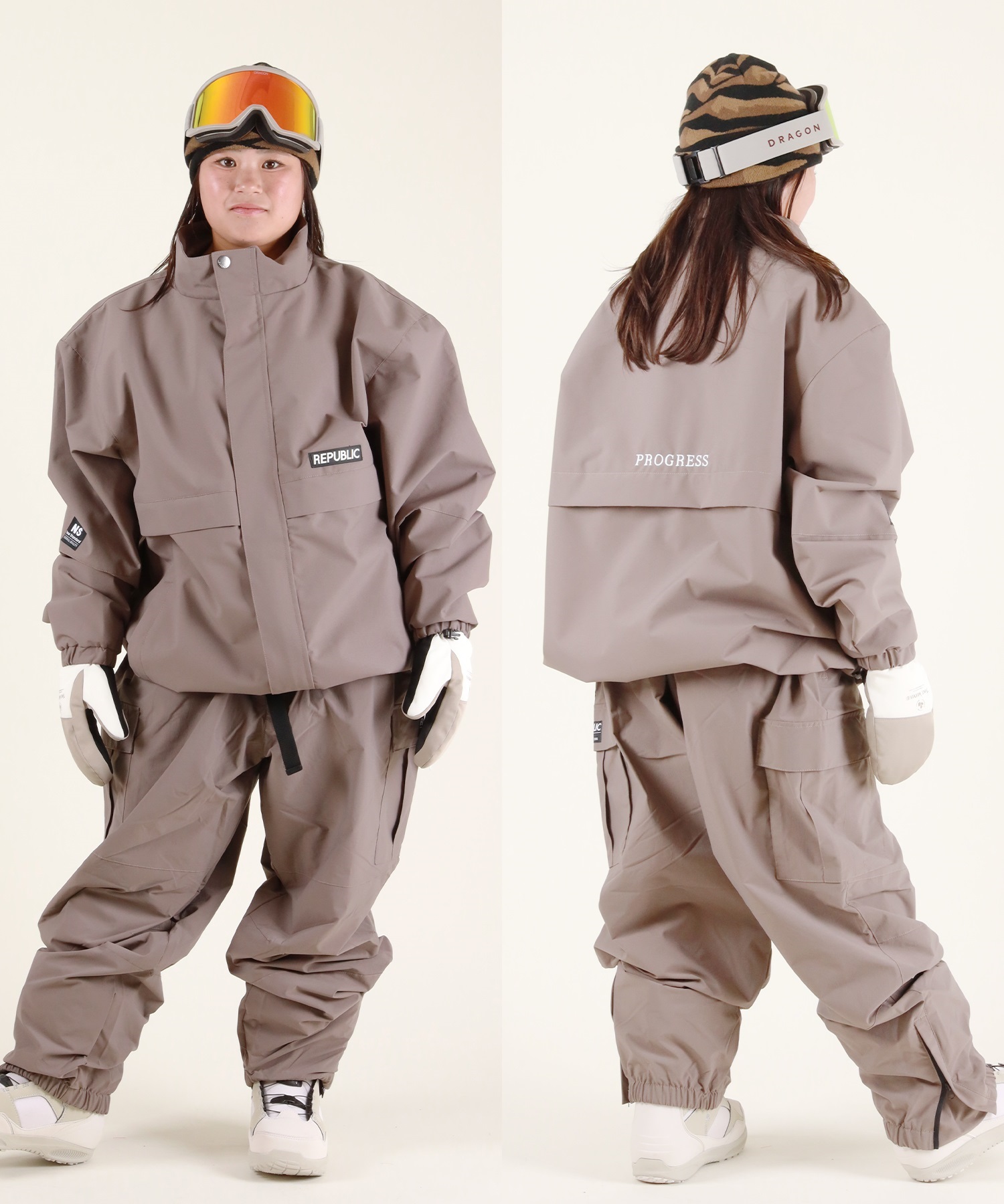 REPUBLIC 24SN HYPE SWING TOP JACKET クリーム REPUBLIC リパブリック スノーボード ウェア ジャケット ユニ