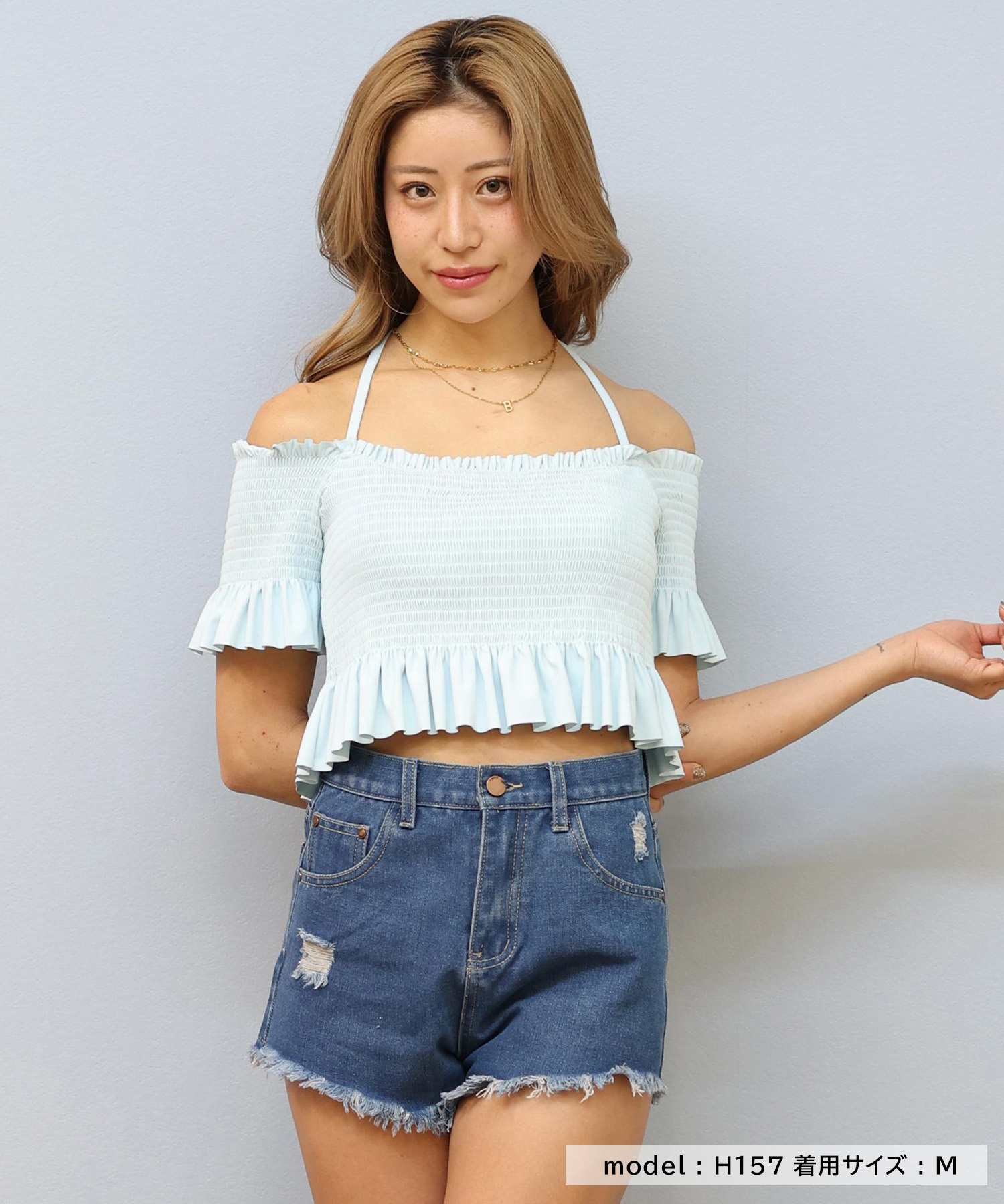 Sunrise Shell サンライズシェル フレアオフショル 3点セット 水着