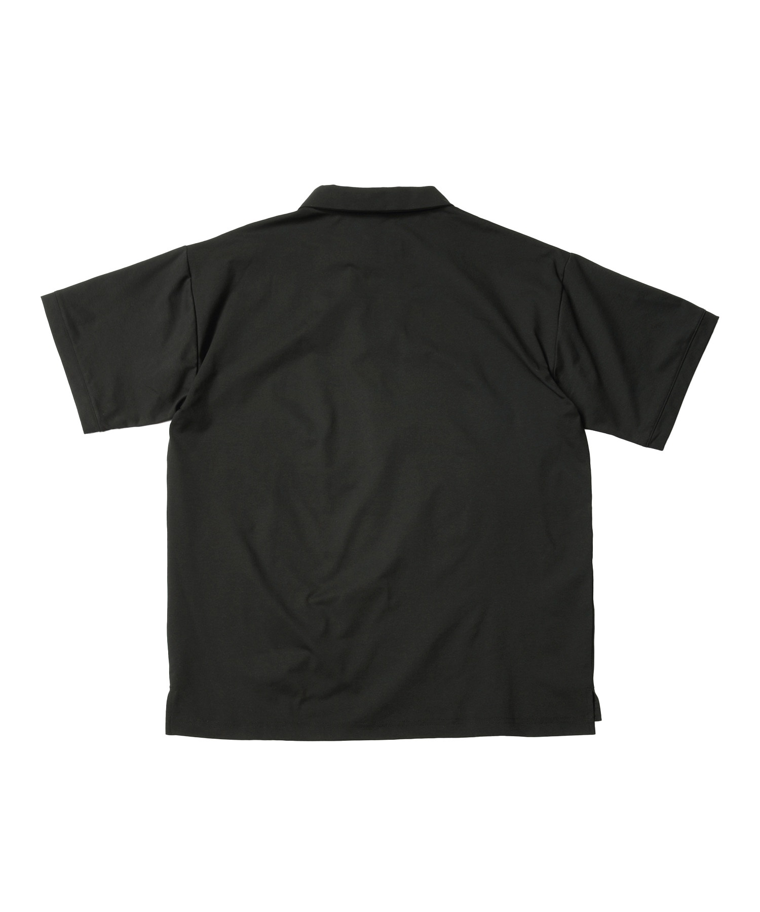 Rivvia PROJECTS リヴィアプロジェクツ 水着 ラッシュガード 半袖 ポロシャツ メンズ 水陸両用 UVカット RQ2-W10(BLK-M)