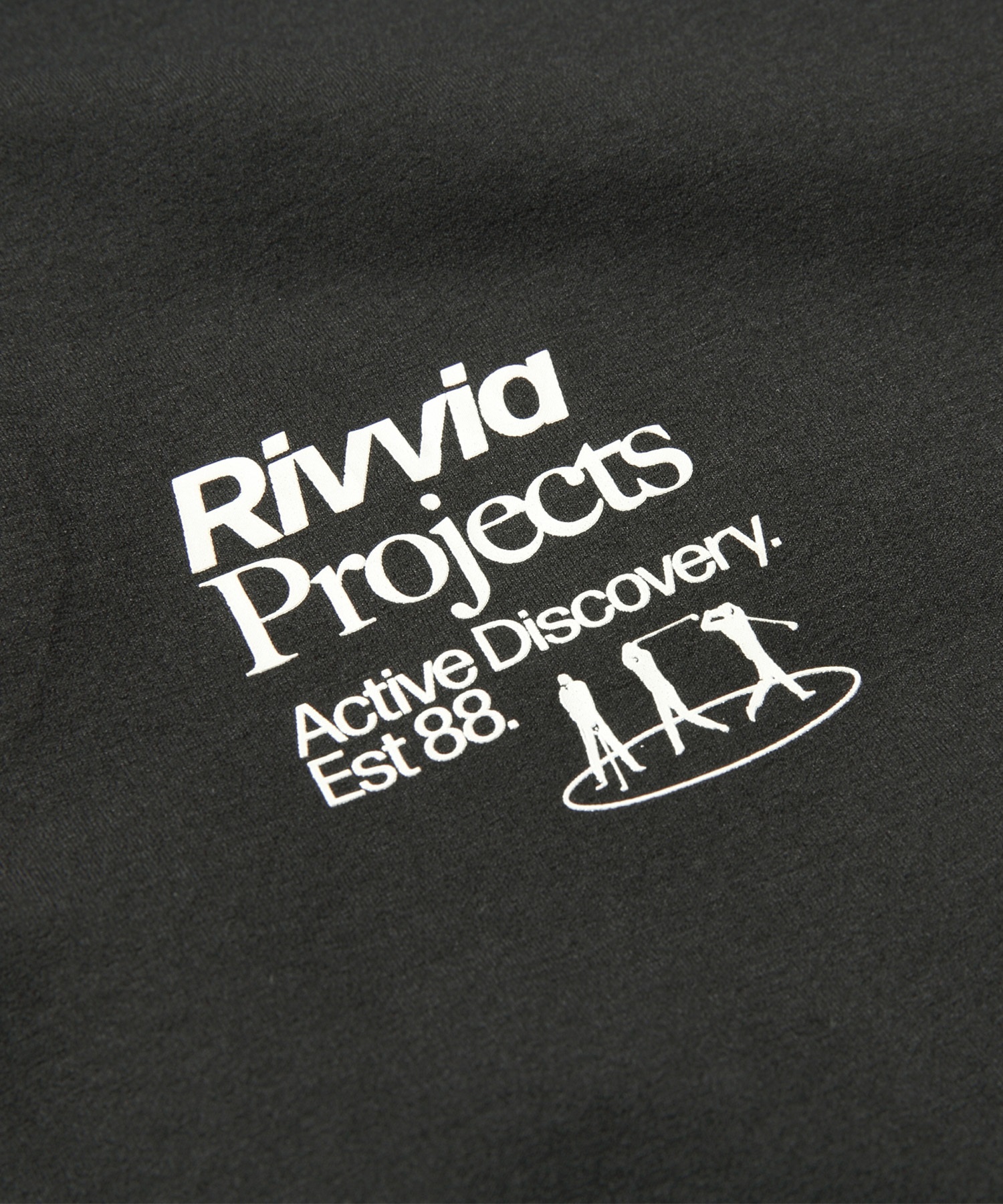 Rivvia PROJECTS リヴィアプロジェクツ 水着 ラッシュガード 半袖 ポロシャツ メンズ 水陸両用 UVカット RQ2-W10(BLK-M)