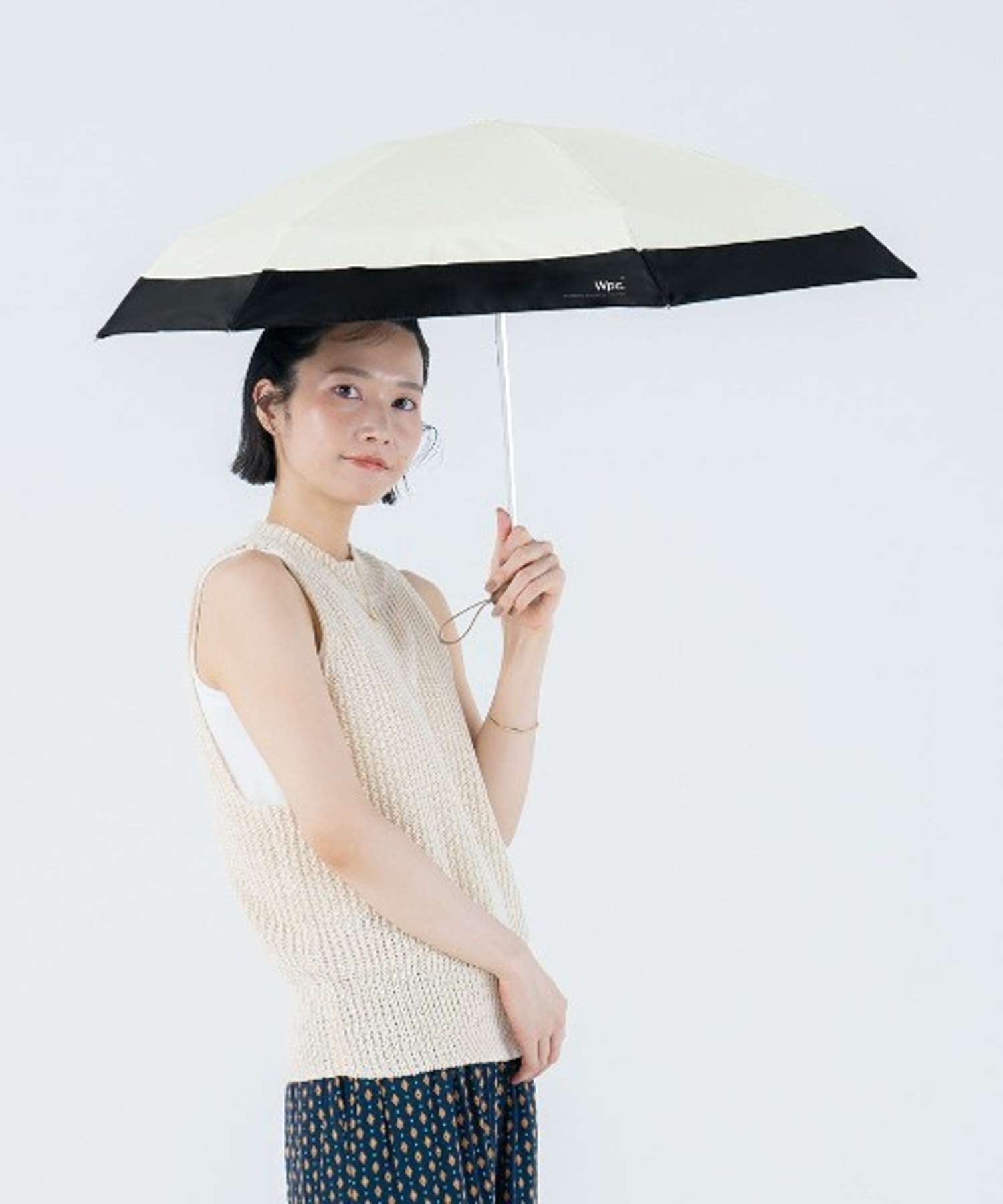 Wpc. ダブリュピーシー 日傘 折り畳み傘 完全遮光 晴雨兼用 遮光切り